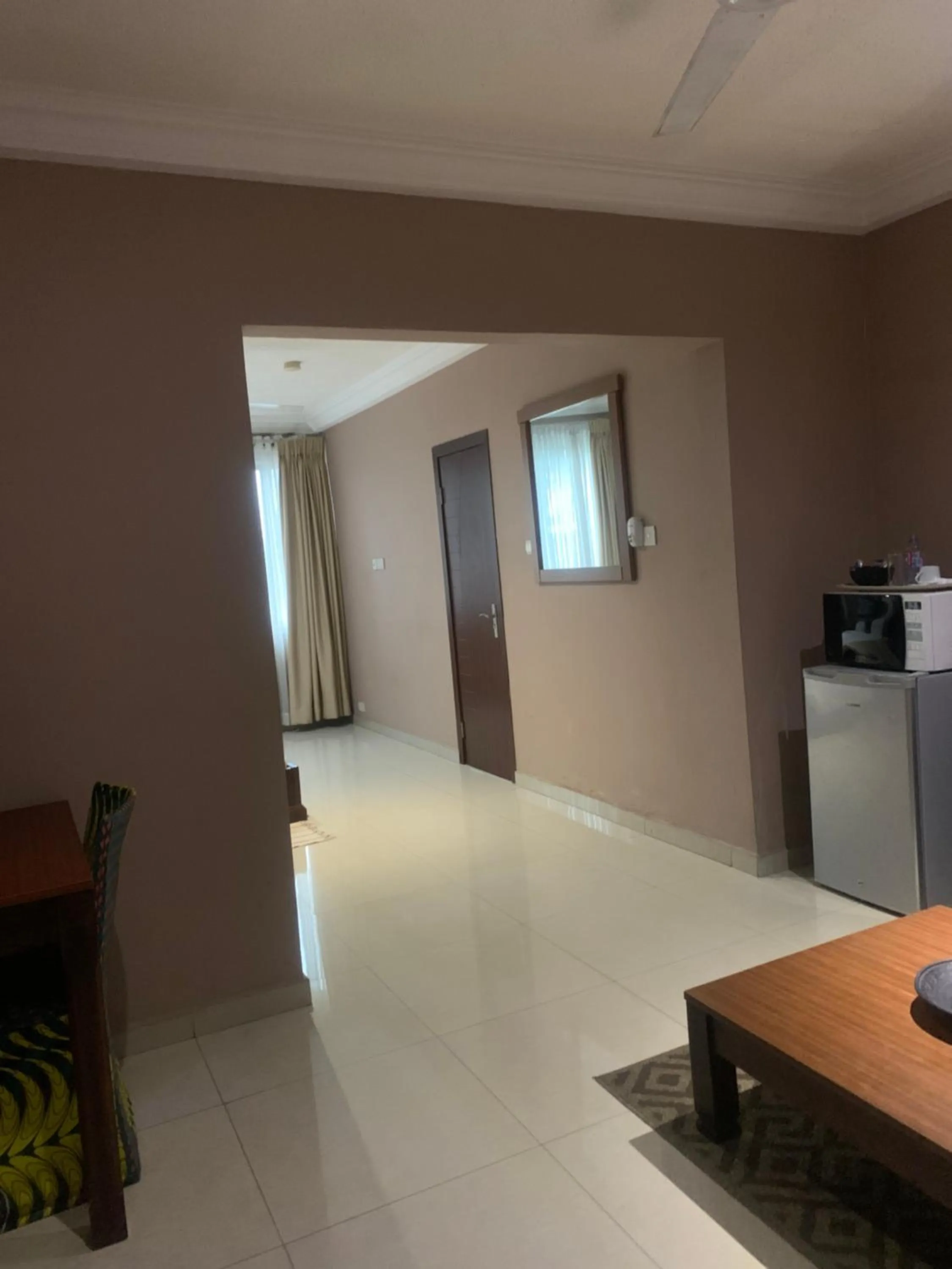 Dining area in Manjaro Suites