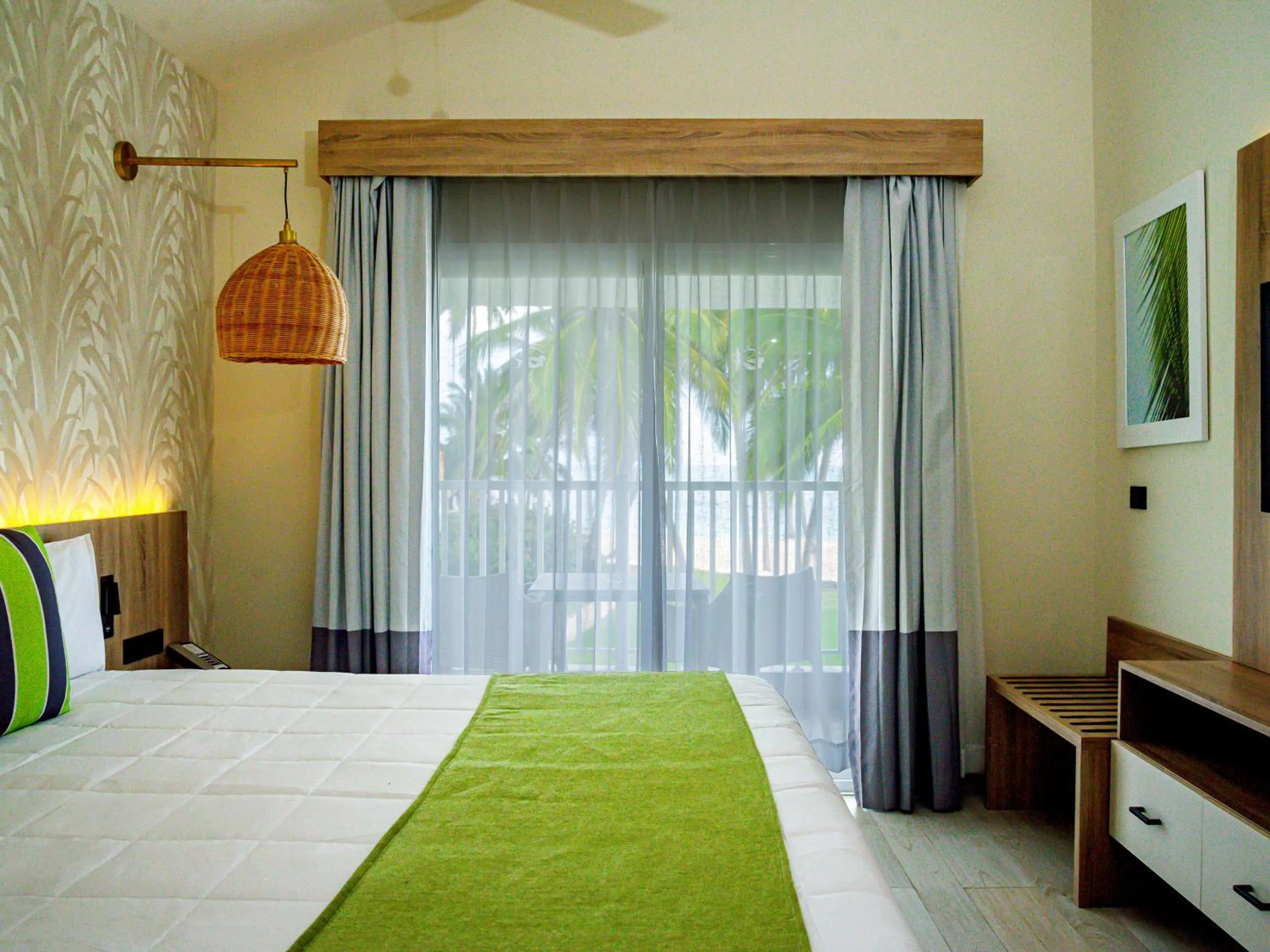 furniture, Bed in Grand Sirenis Punta Cana Resort & Aquagames - All Inclusive