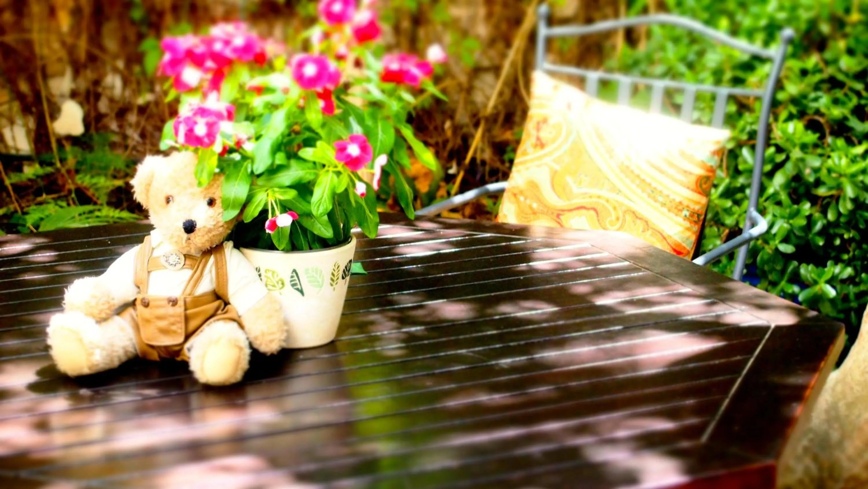 Patio in Privat Hotel Liberty Sitges