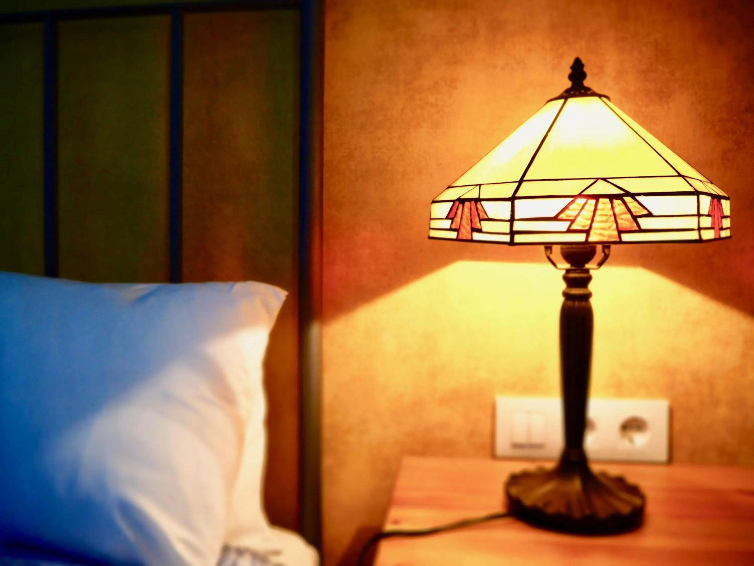 Decorative detail, Bed in Privat Hotel Liberty Sitges