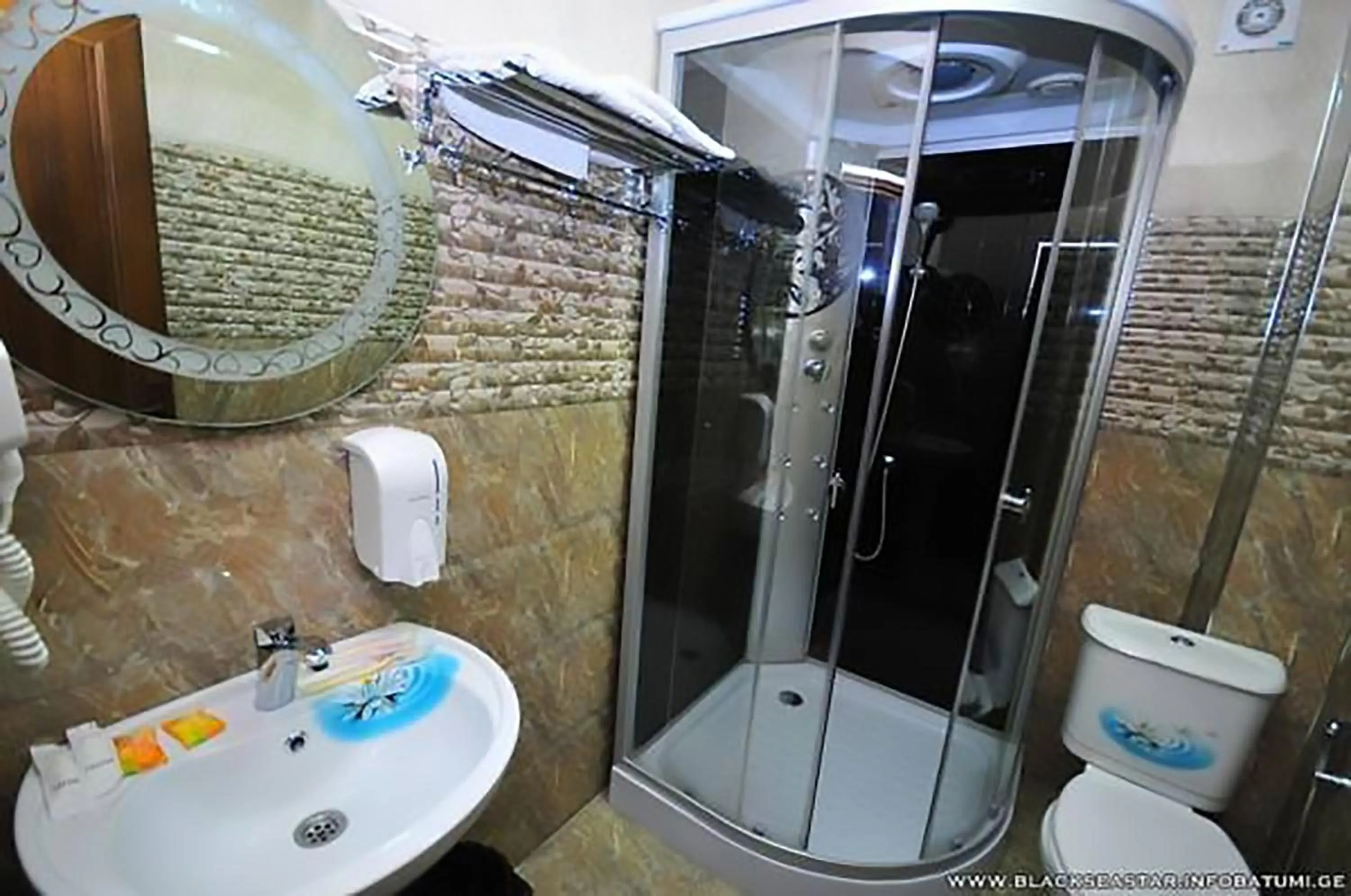 Decorative detail in Black Sea Star Batumi