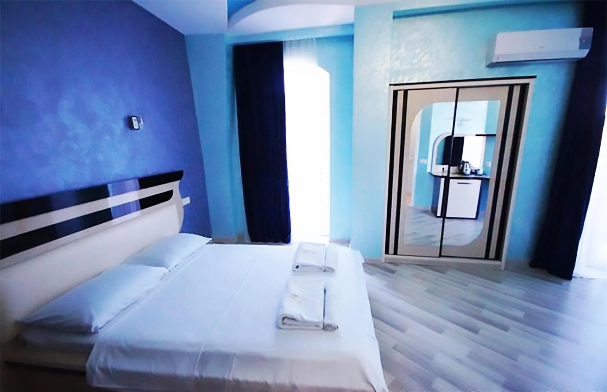 Bedroom, Bed in Black Sea Star Batumi