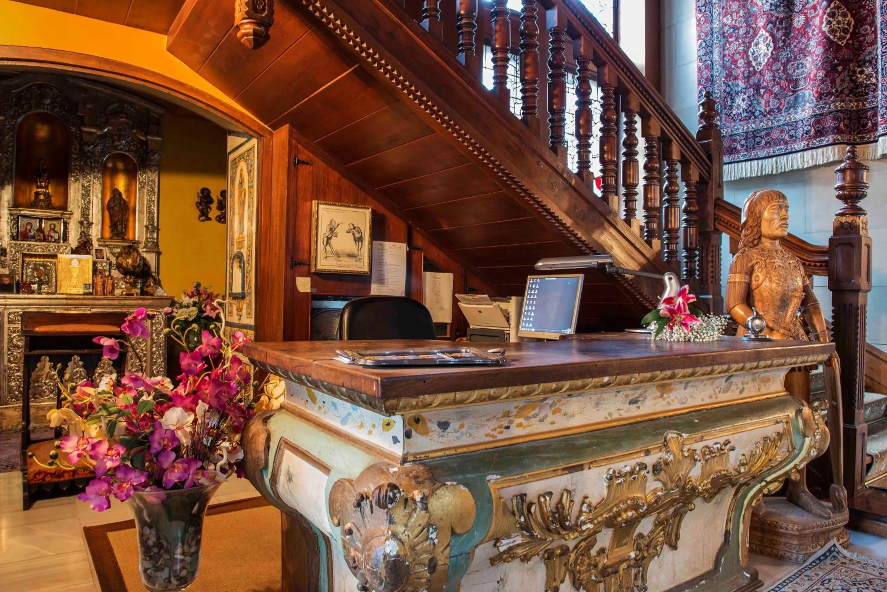 Lobby or reception in Hotel Castillo El Collado