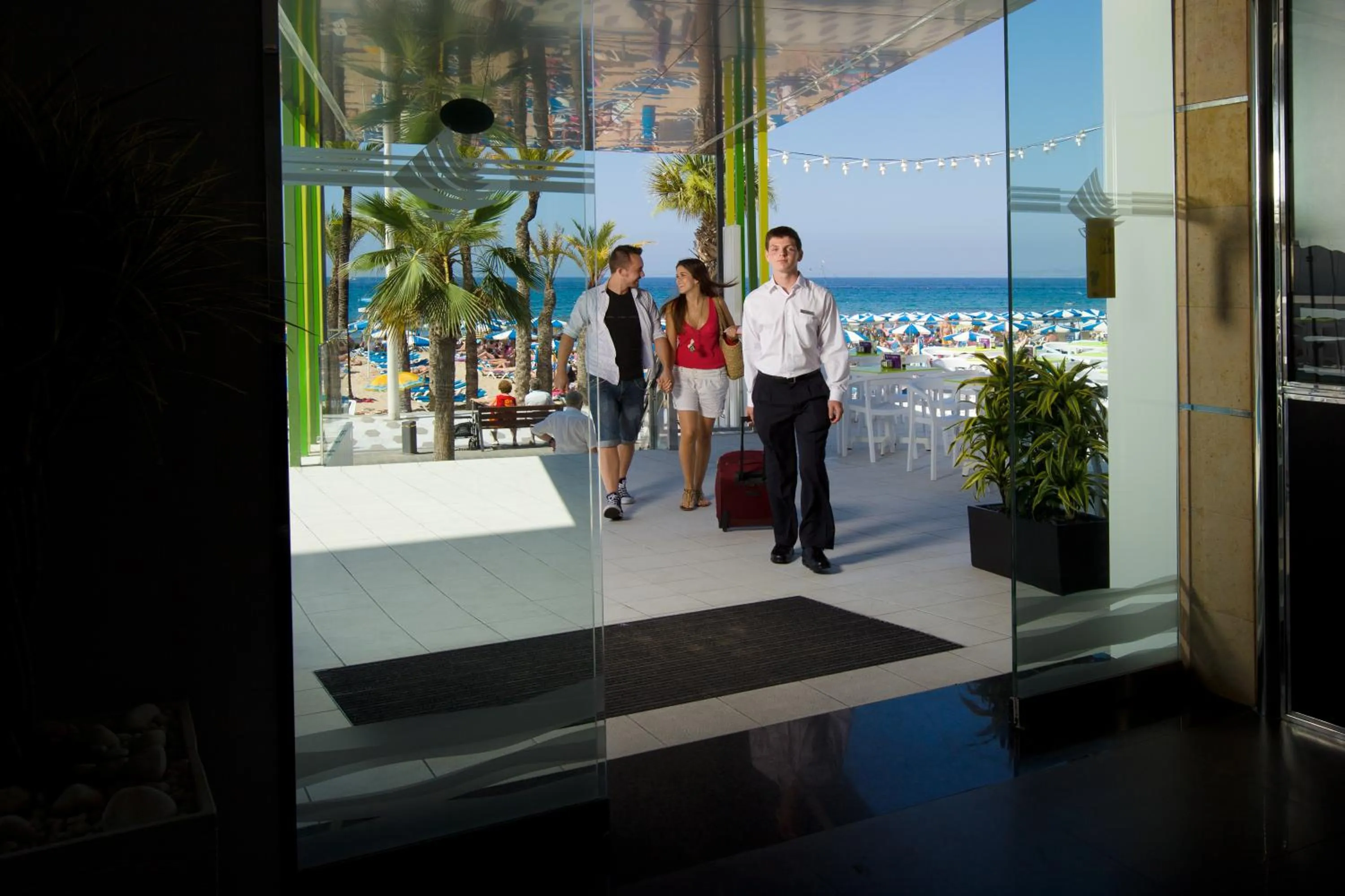 Lobby or reception in Hotel Brisa