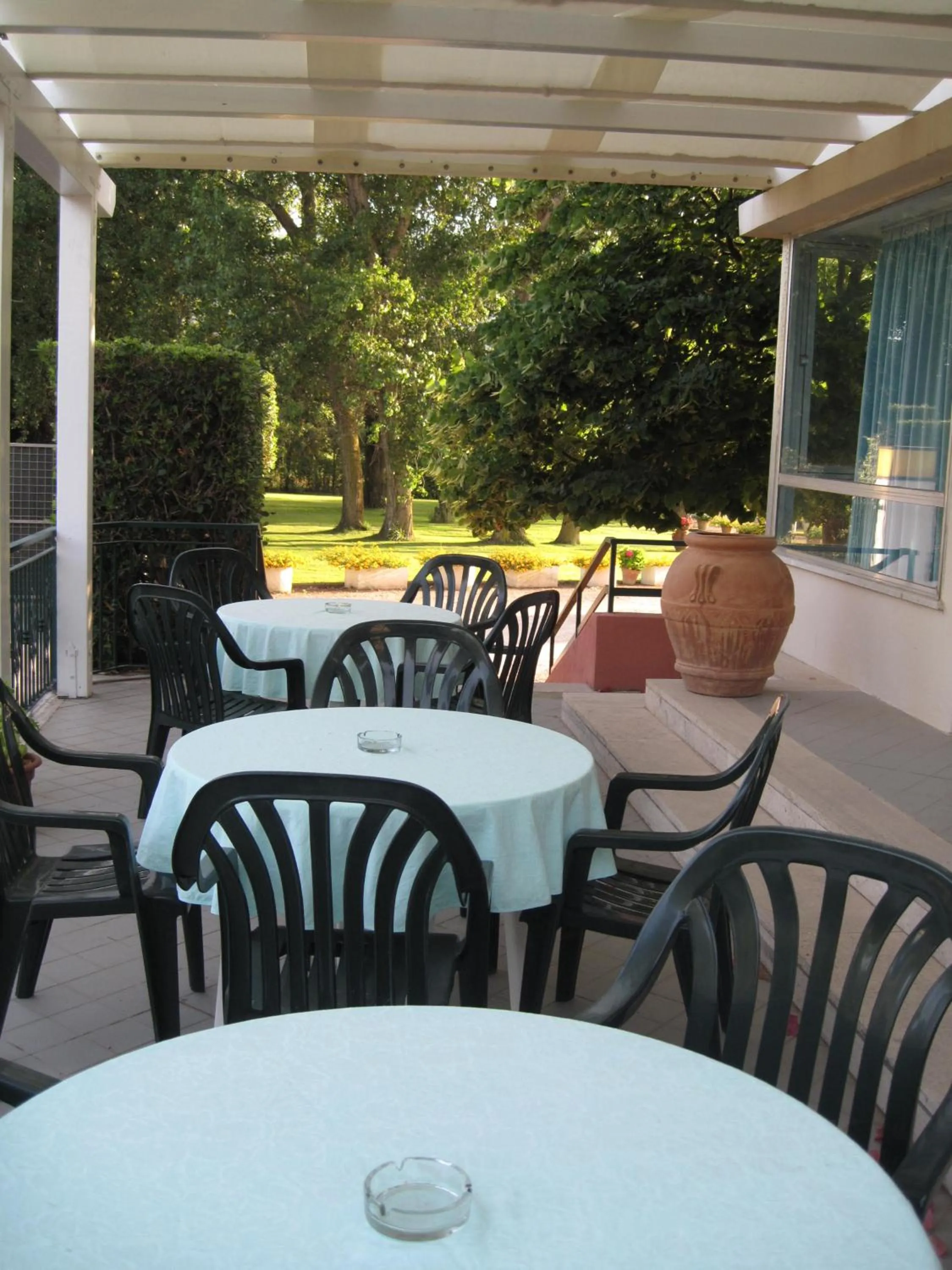 Patio in Hotel Le Pleiadi