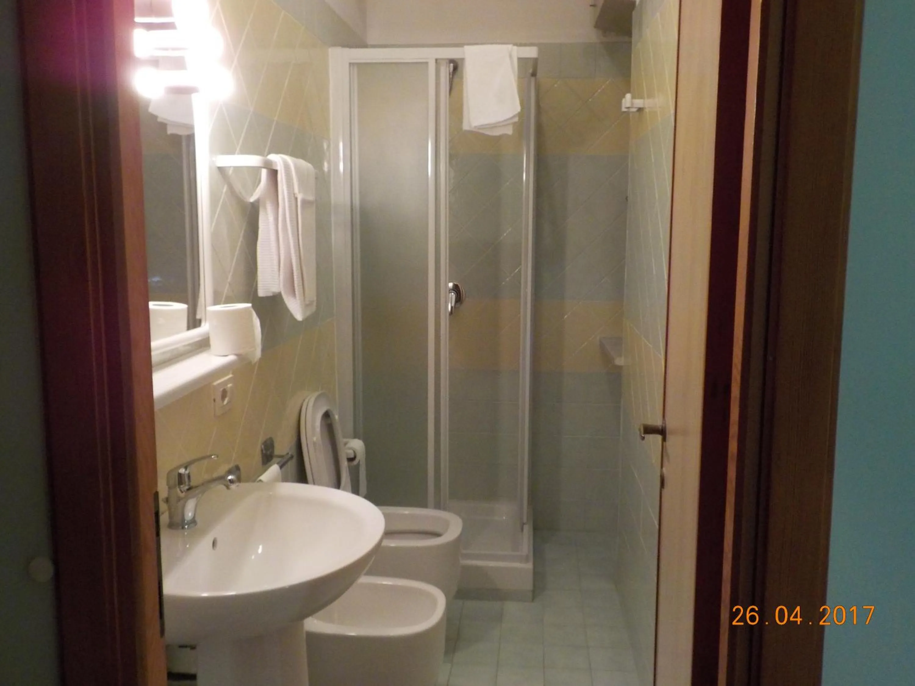 Bathroom in Hotel Le Pleiadi