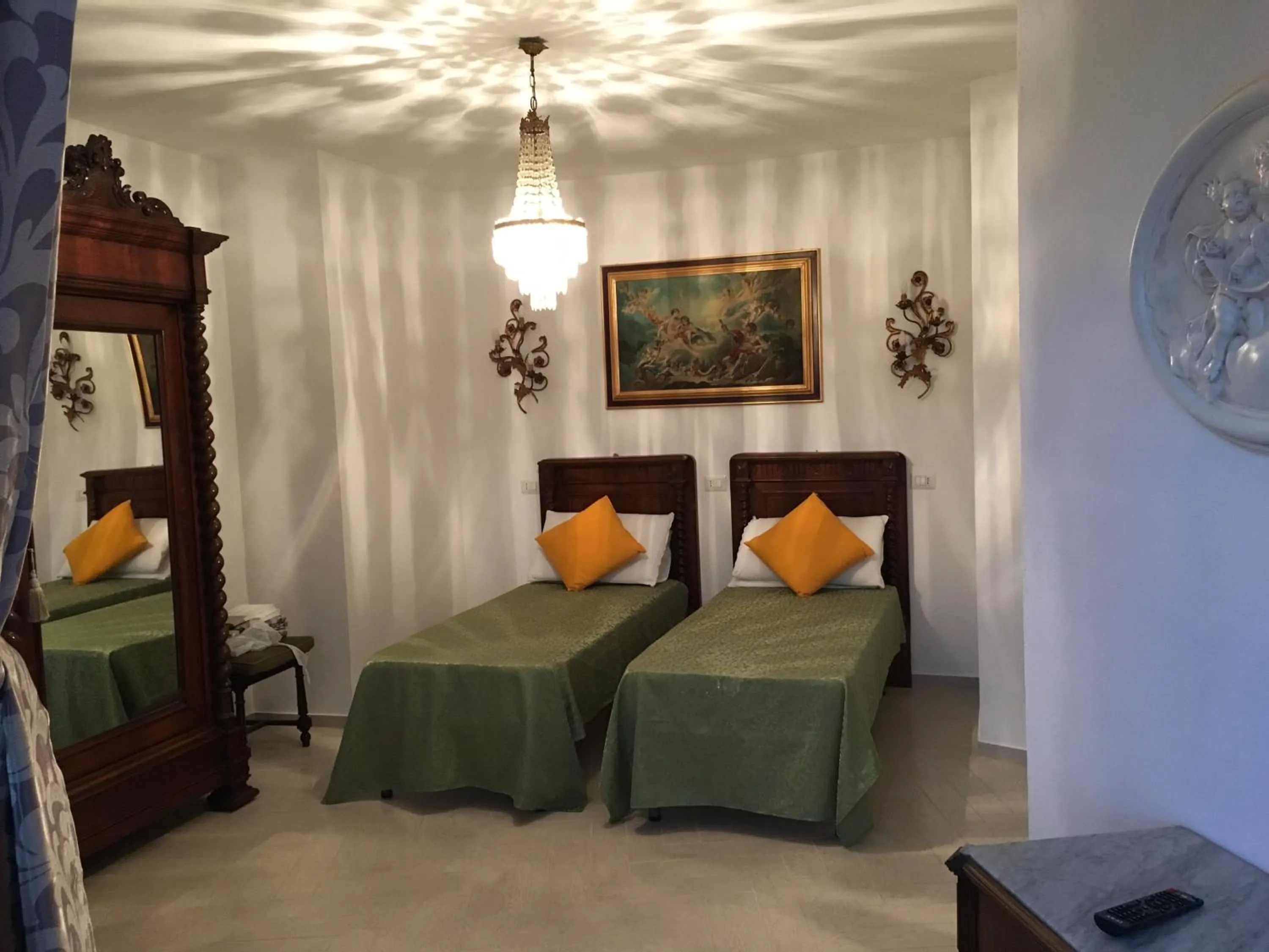 Bed in Lu Cuccumiau country B&B