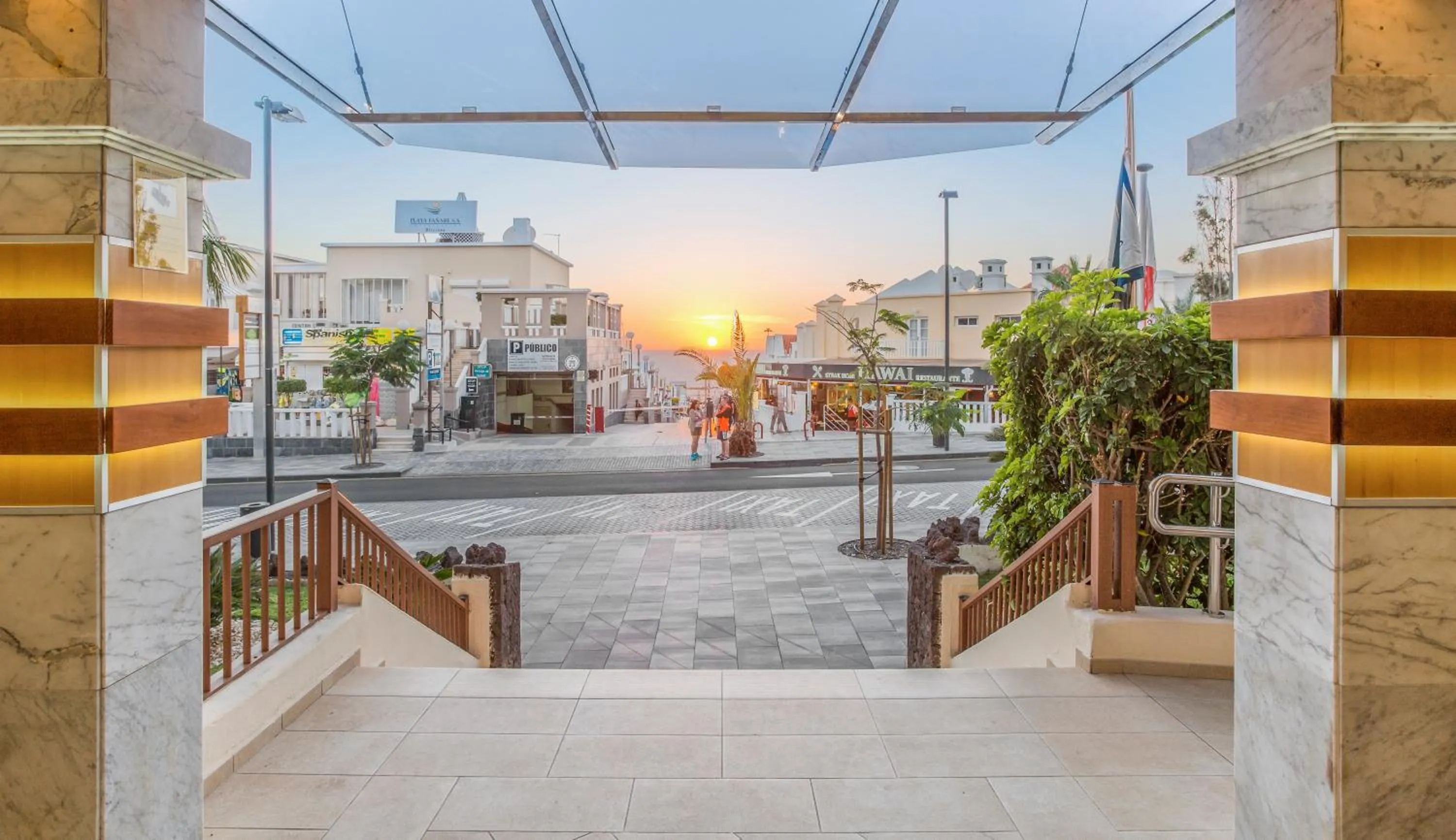 Facade/entrance in Royal Sunset Beach Club