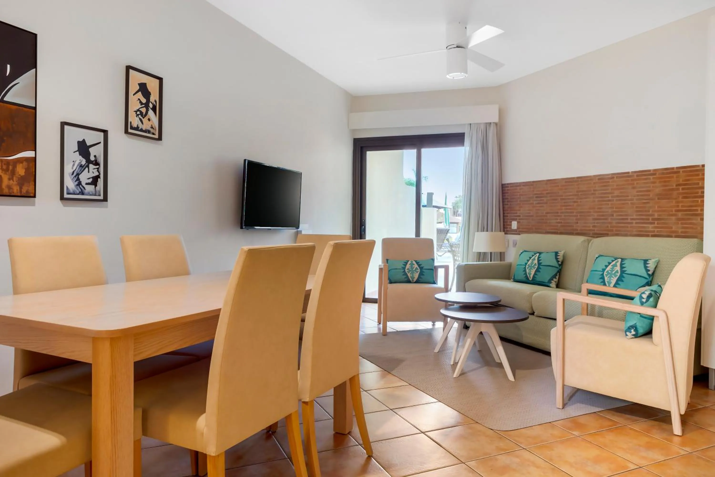 Living room in Royal Sunset Beach Club