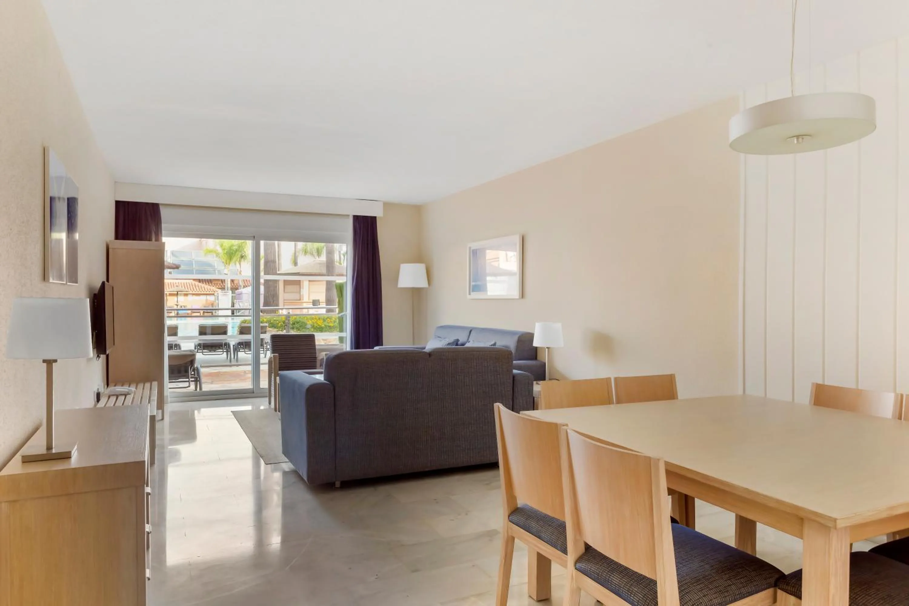 Living room in Los Amigos Beach Club