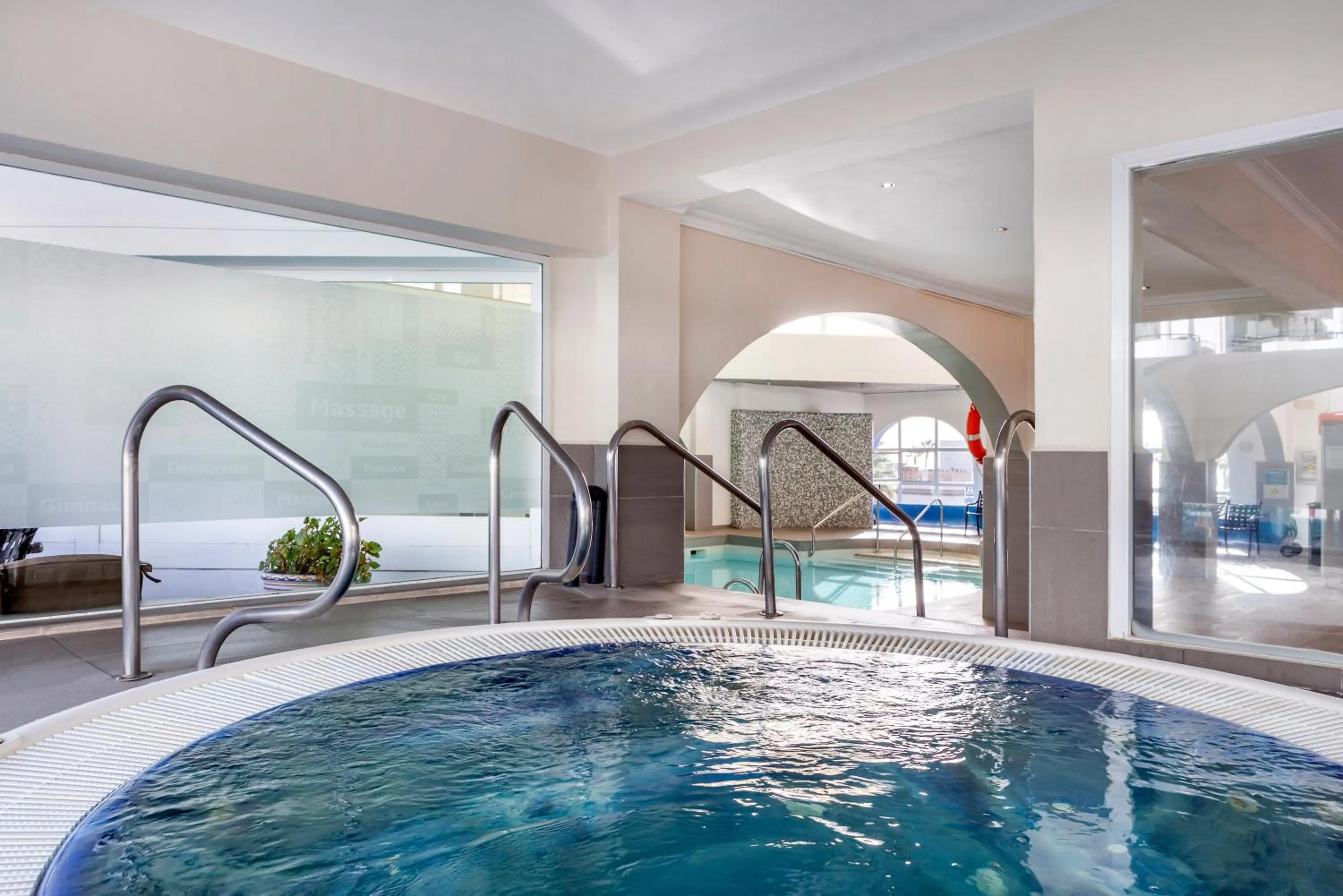 Hot Tub in Sahara Sunset