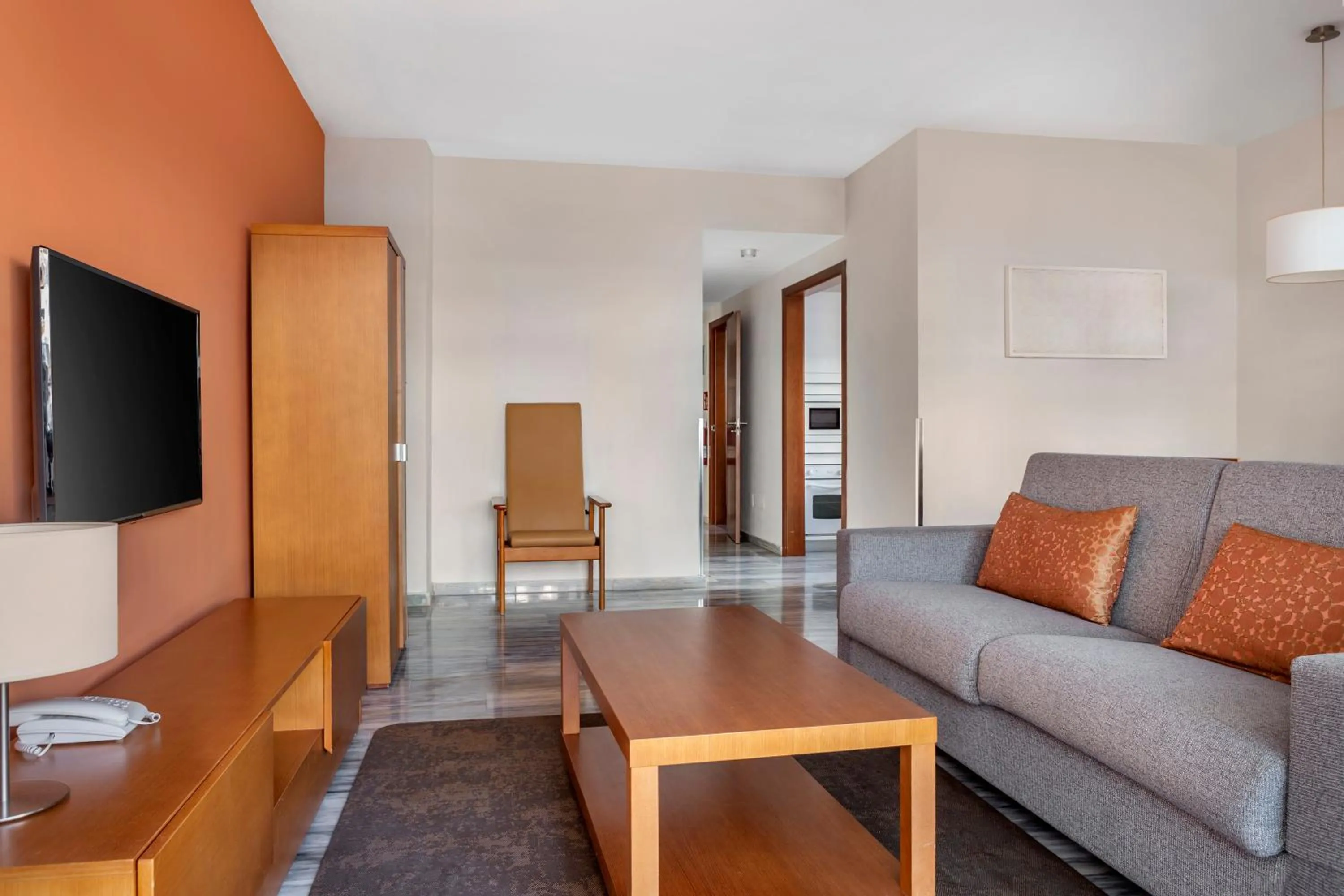 Living room in Sahara Sunset