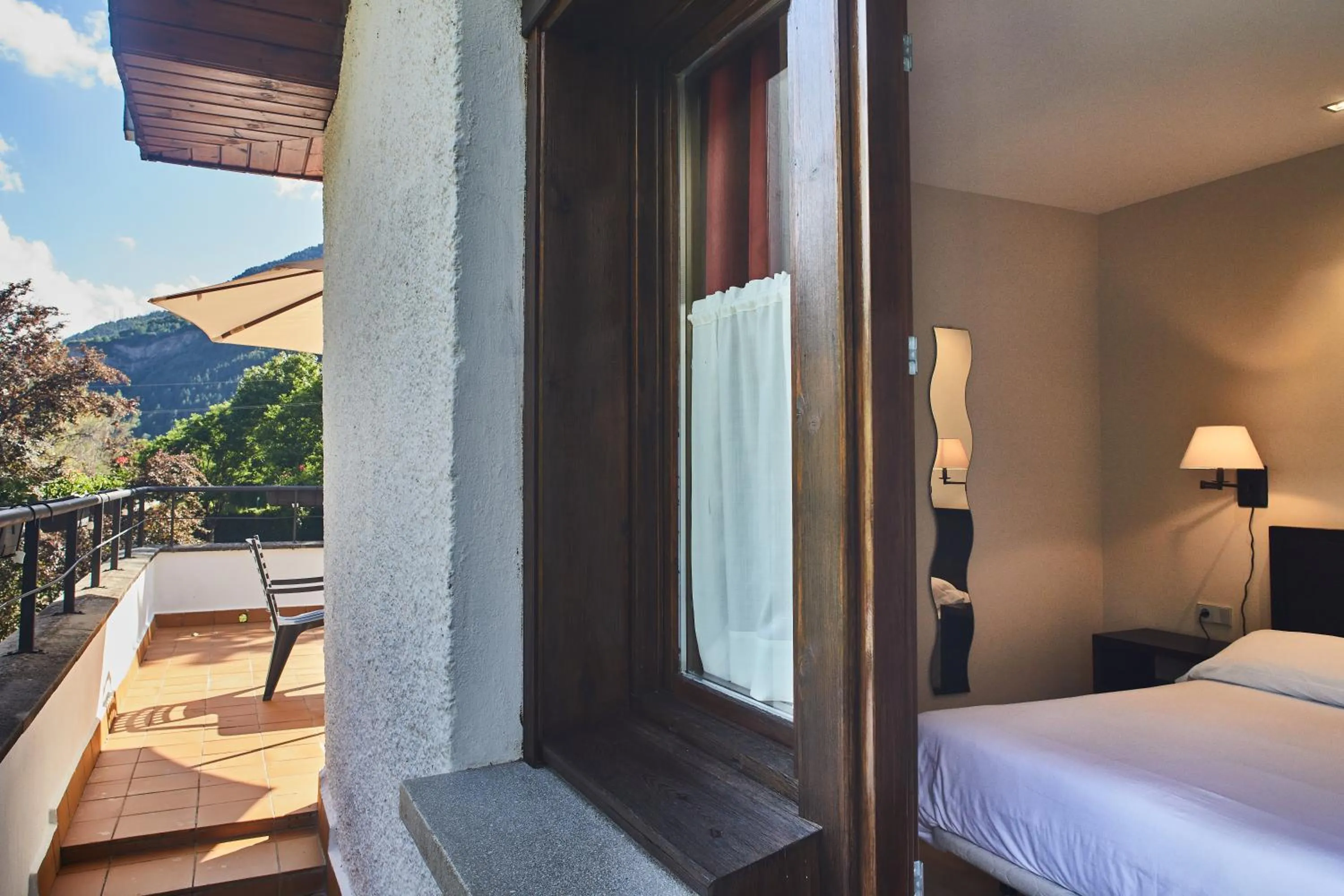 Balcony/Terrace, Bed in Silken Ordesa