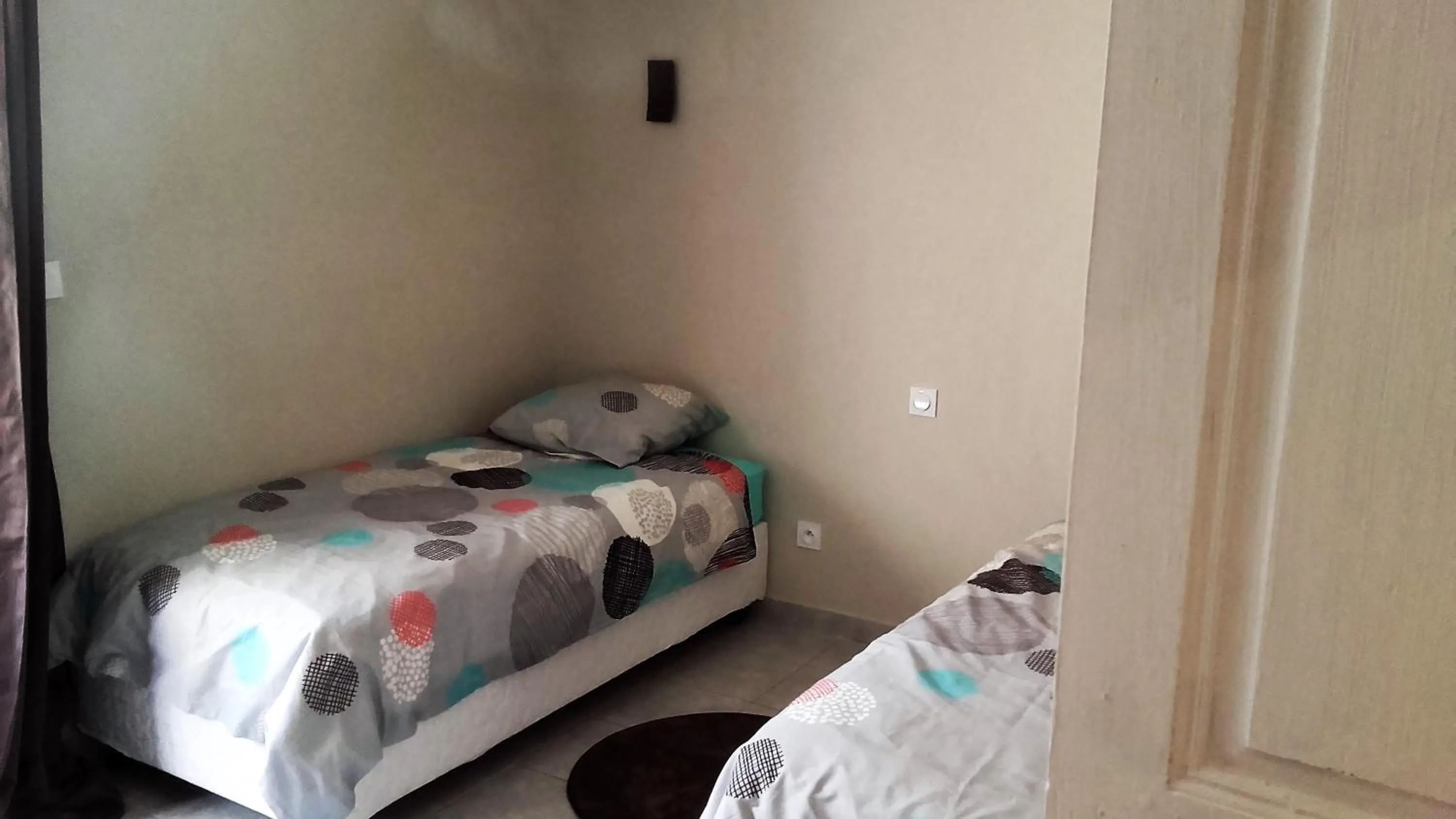 Bed in Chambres d'Hôtes du Villaret