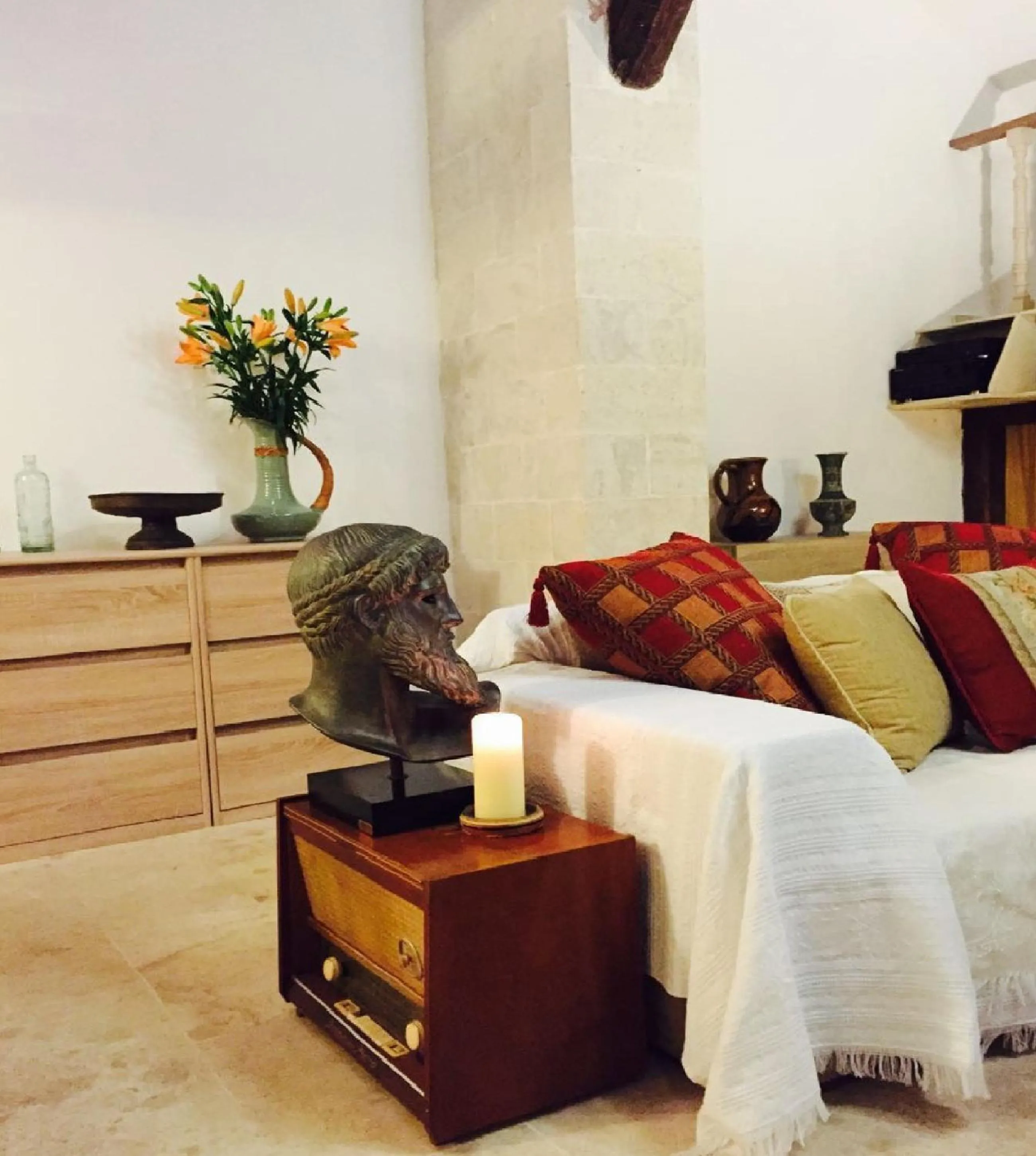 Decorative detail, Bed in Venetian Palace Chania