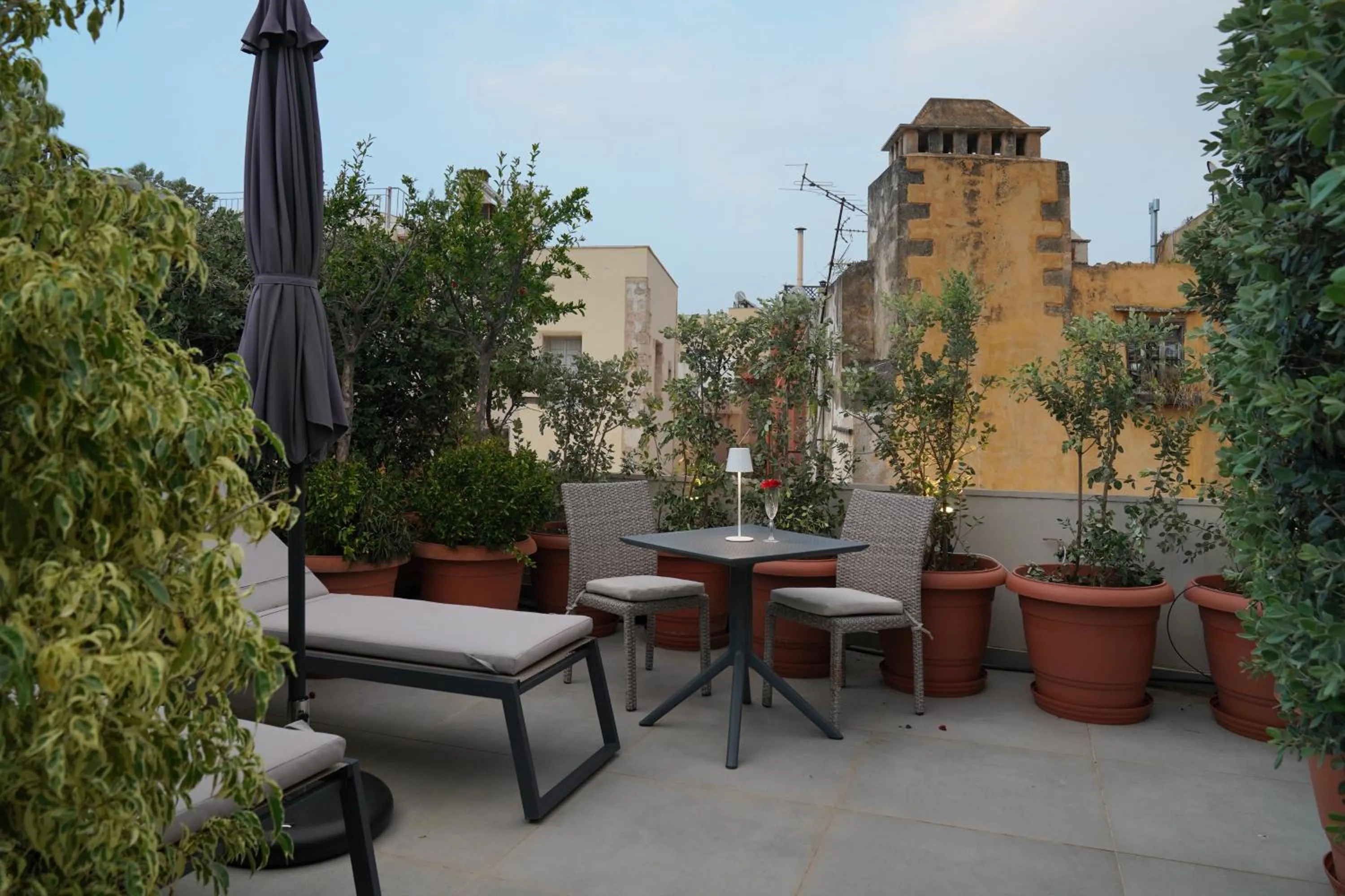 Garden in Venetian Palace Chania