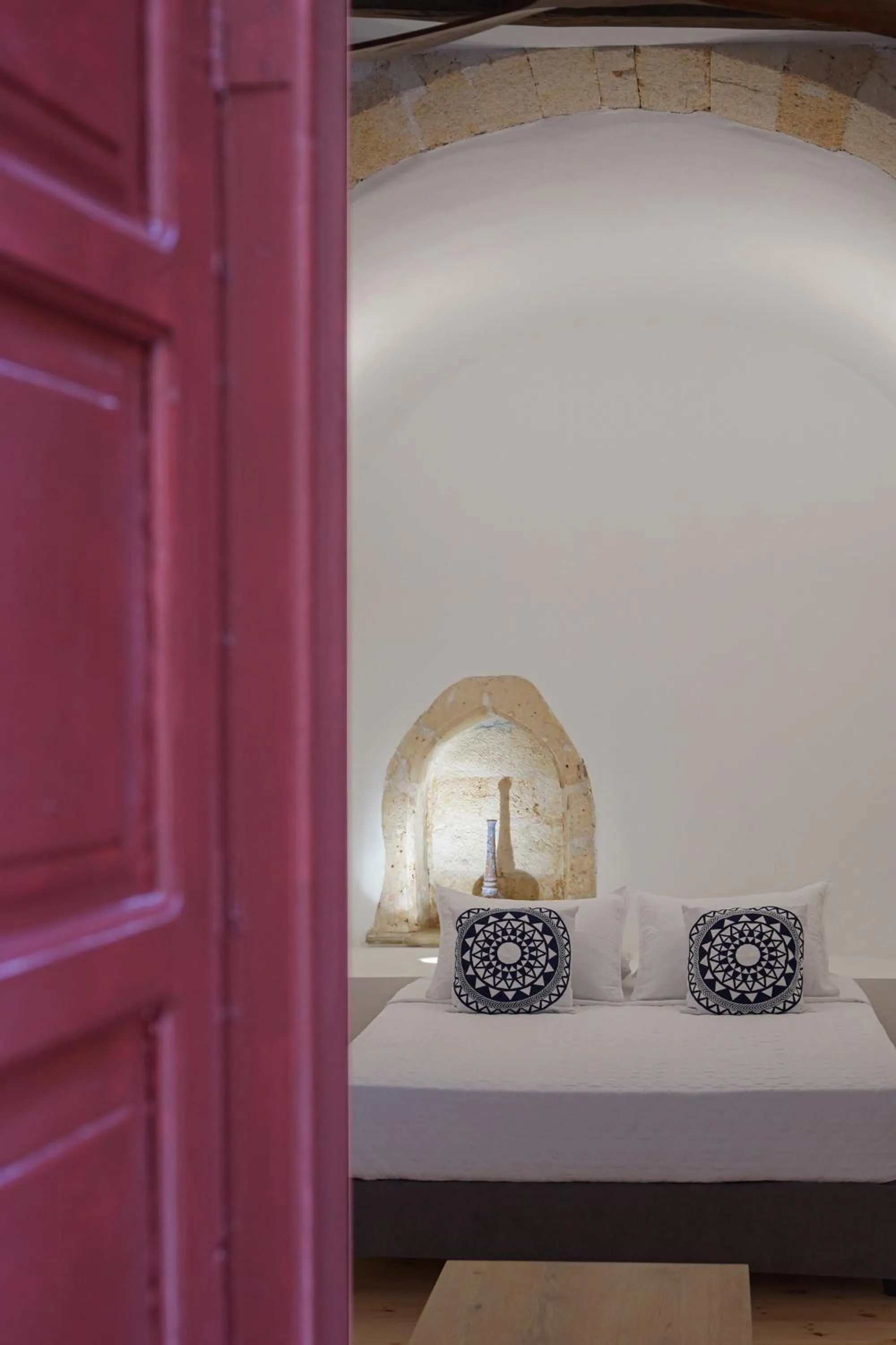 Bed in Venetian Palace Chania