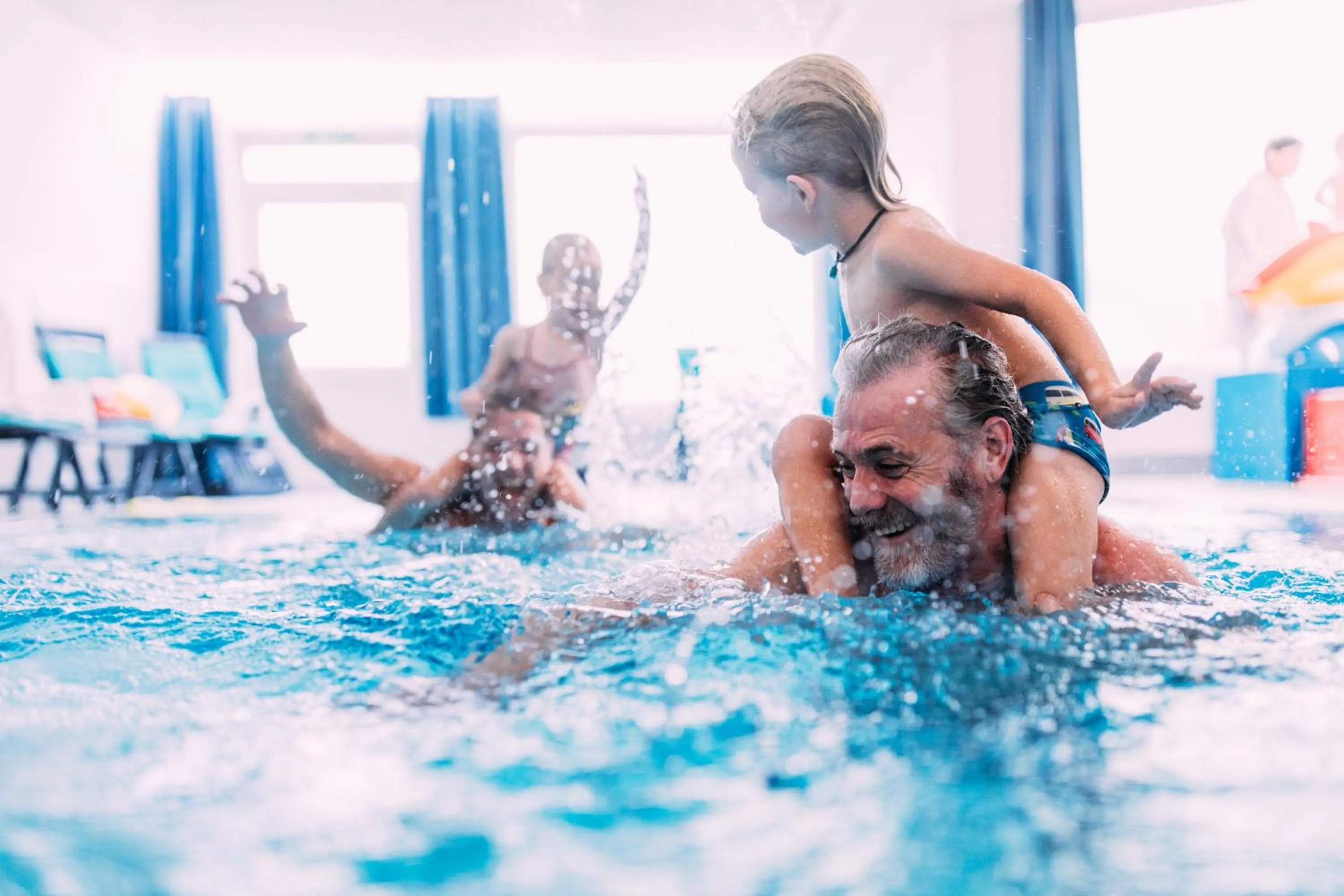 Swimming pool in Pitzis Kinderhotel - Family Only