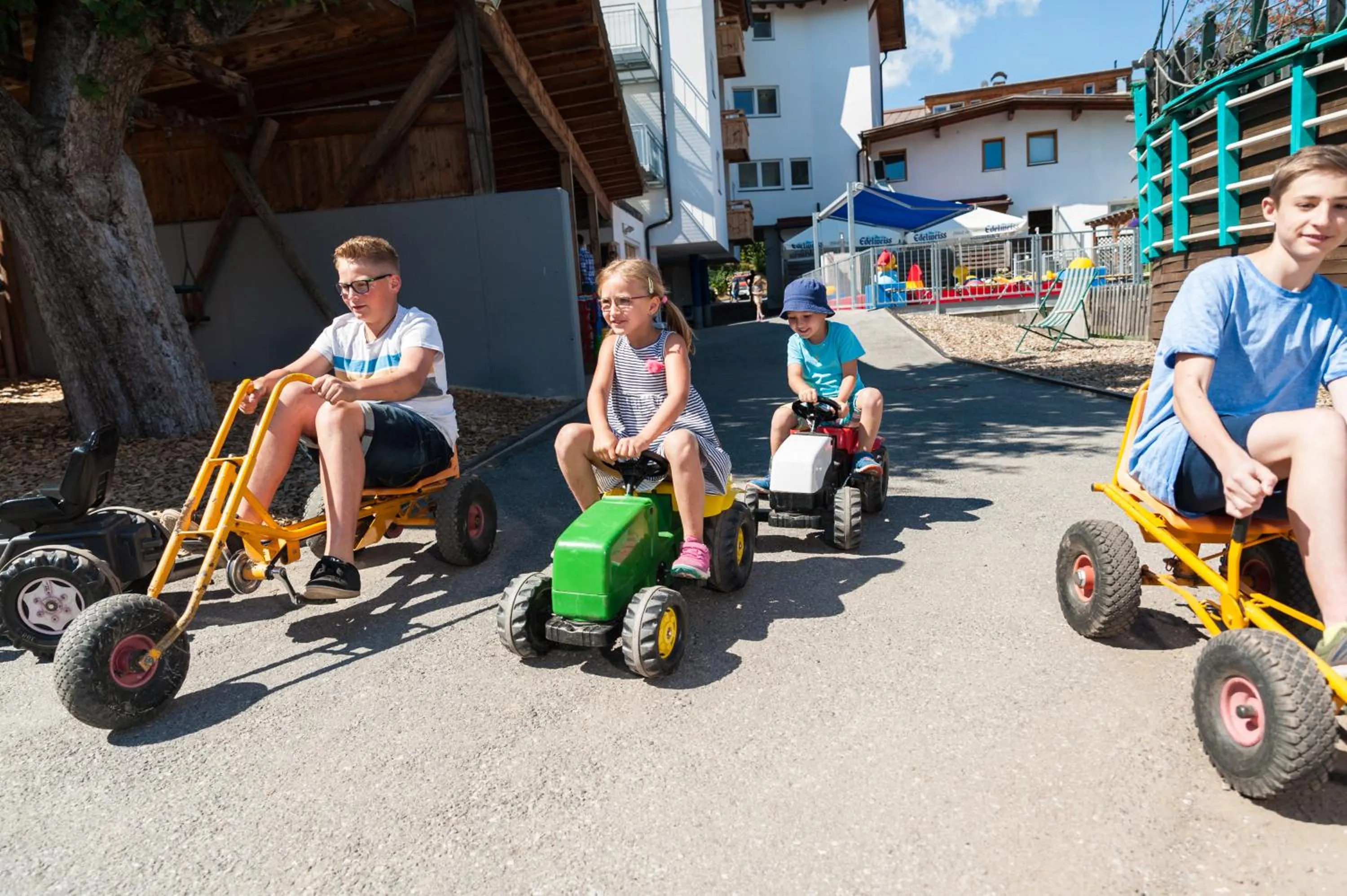 Children play ground in Pitzis Kinderhotel - Family Only
