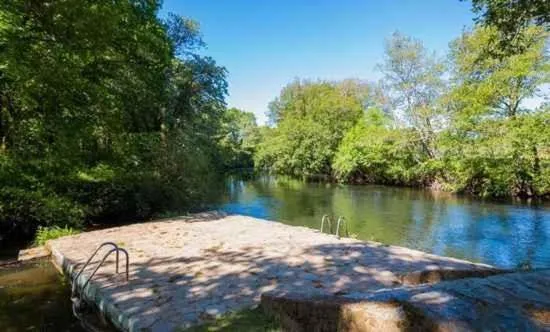 Swimming pool in O Muiño de Pena