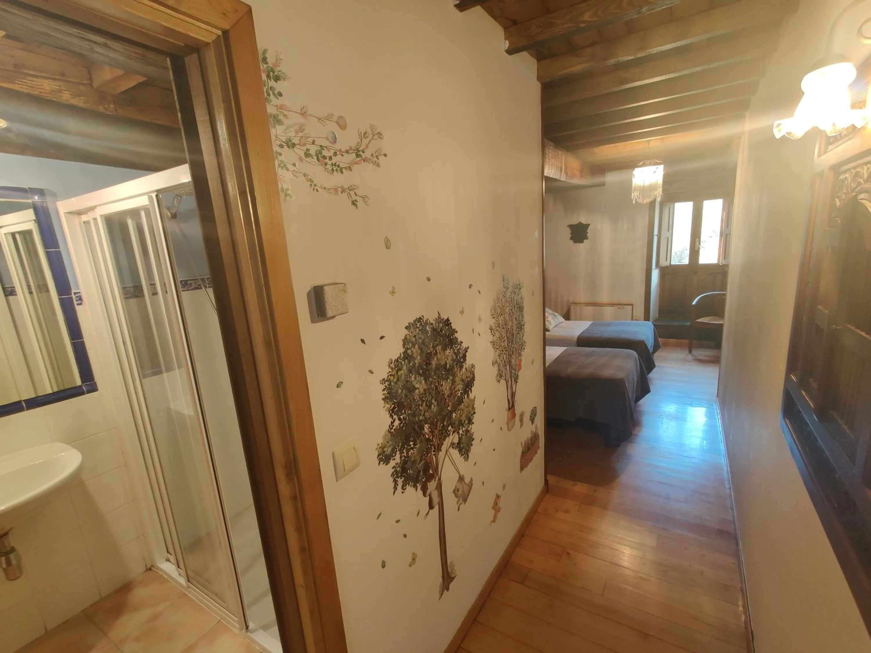 Bed in O Muiño de Pena