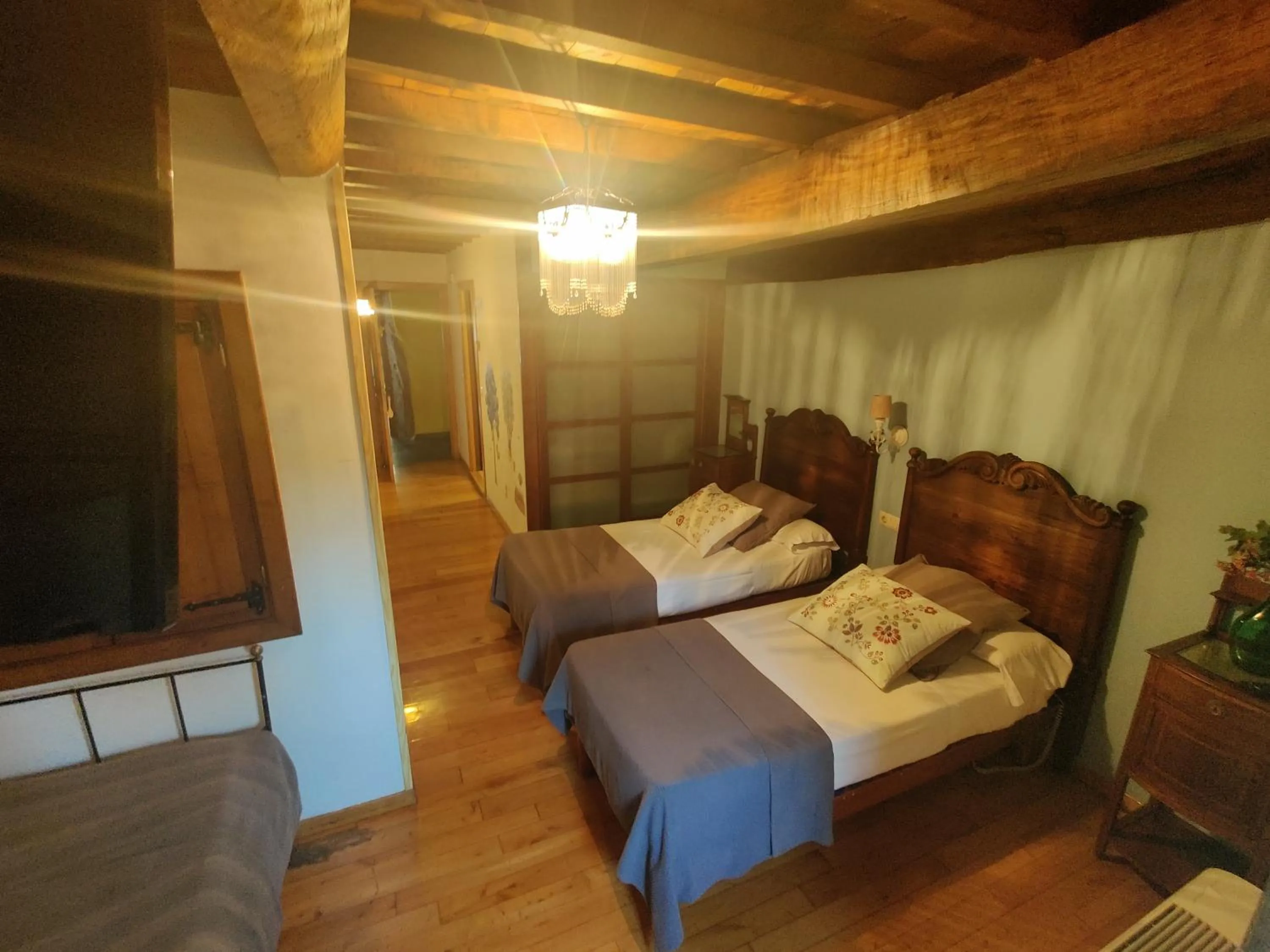 Bed in O Muiño de Pena