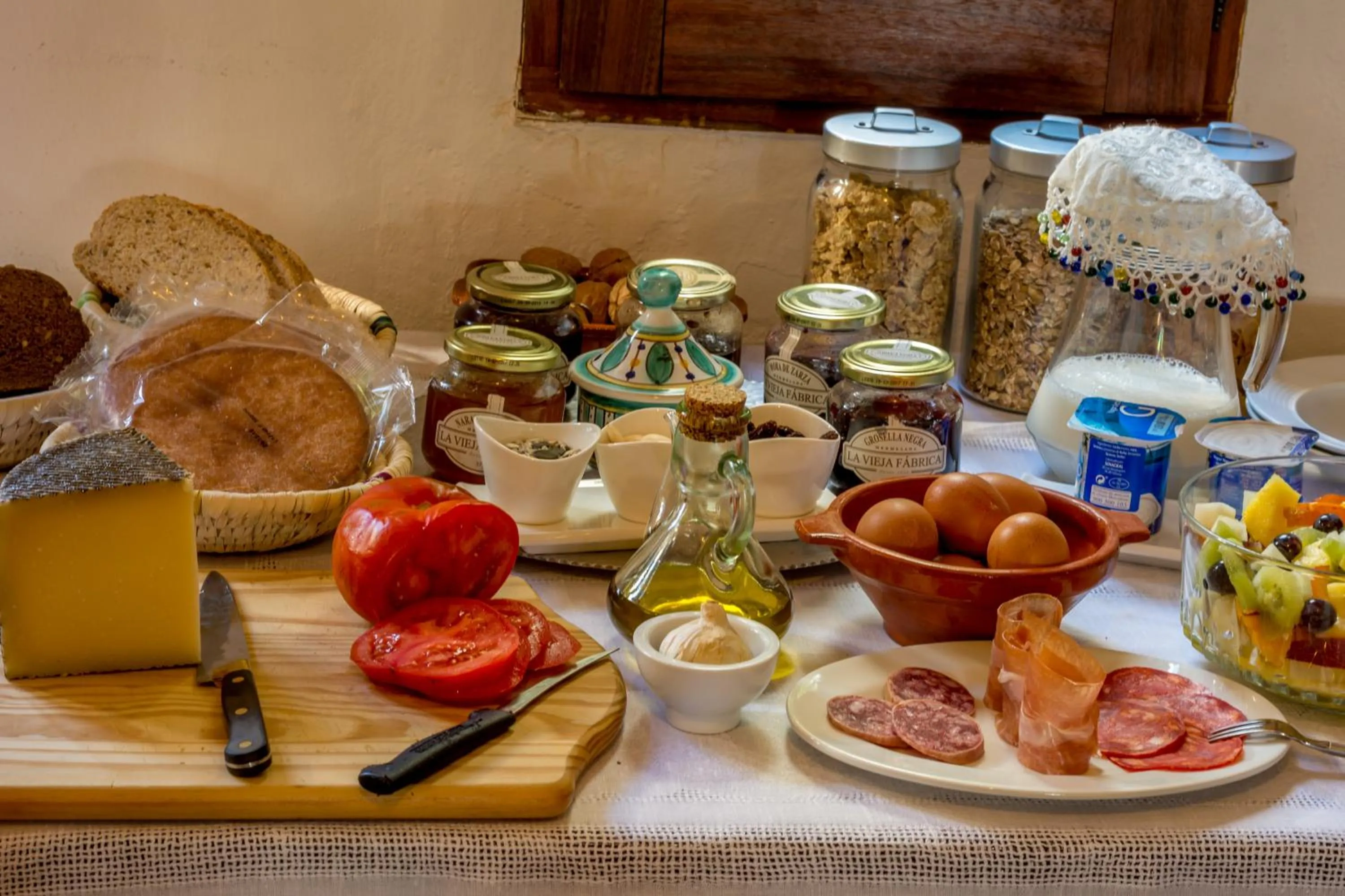 Food close-up in Hotel Los Castaños
