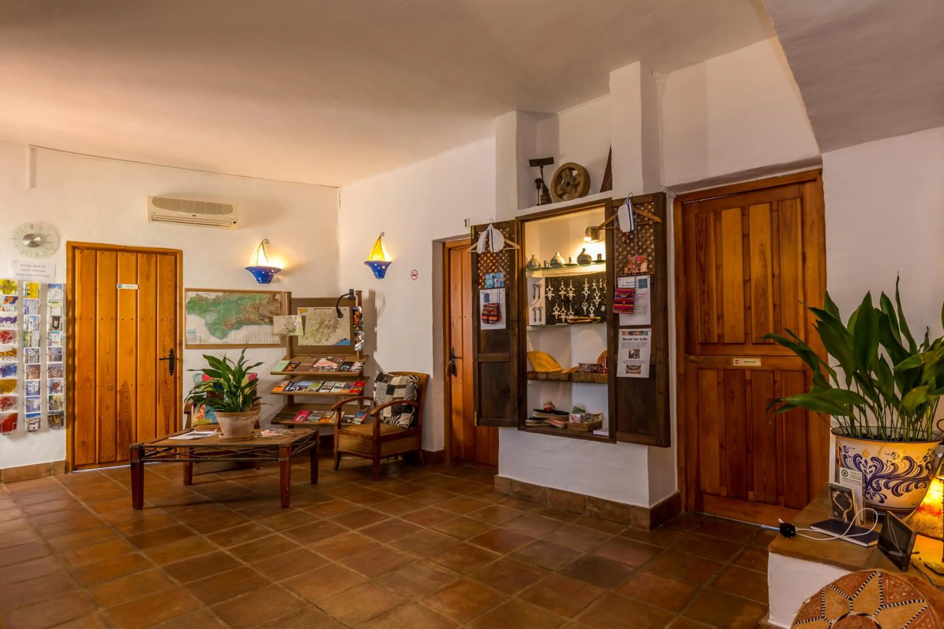 Lobby or reception in Hotel Los Castaños