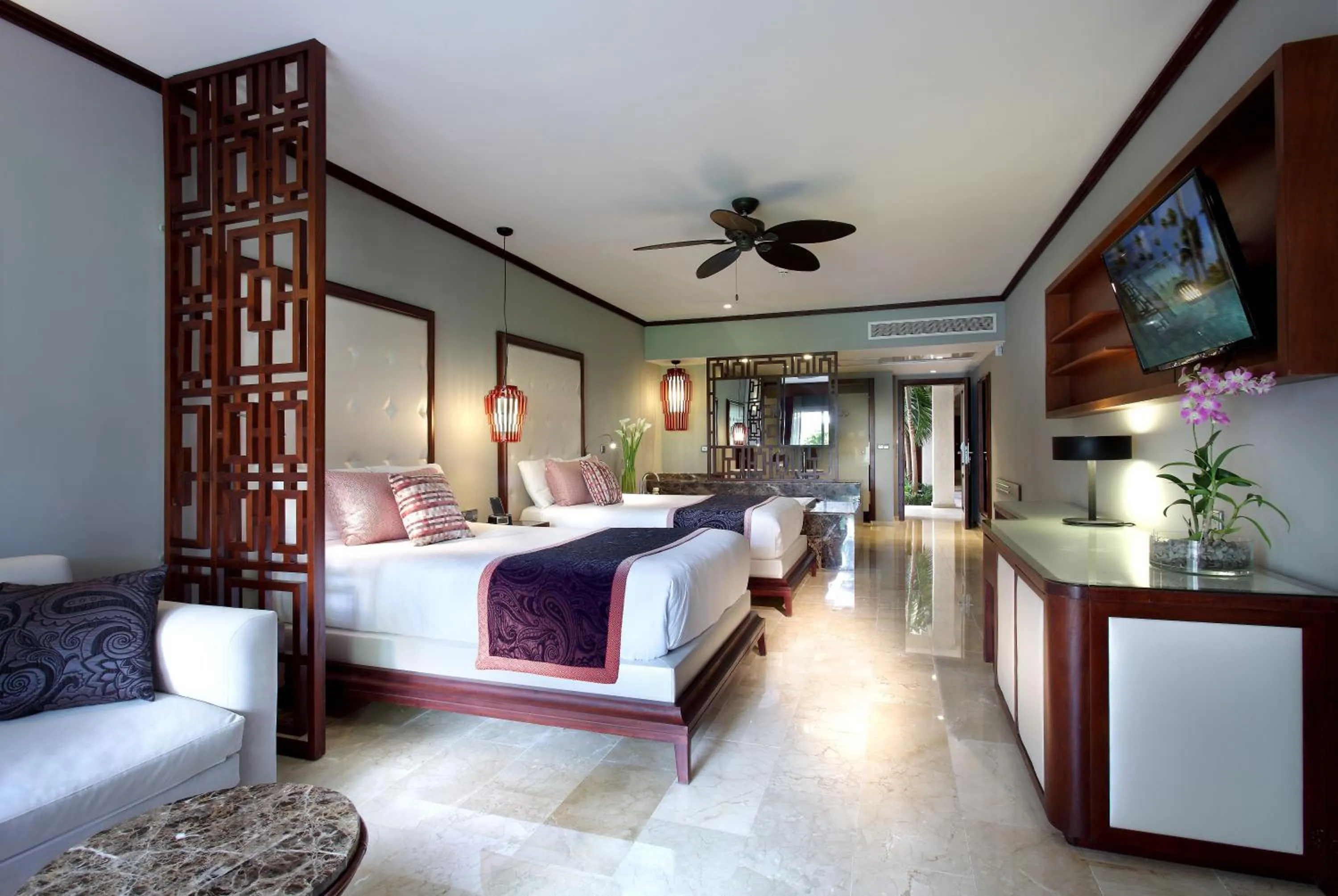 Bedroom, Bed in Grand Palladium Bavaro Suites Resort & Spa - All Inclusive