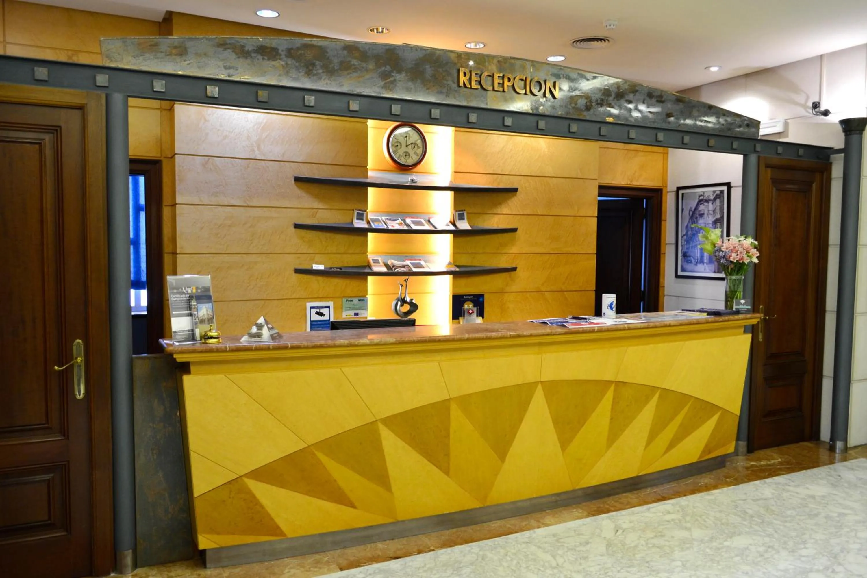 Lobby or reception in Hotel Alda El Suizo