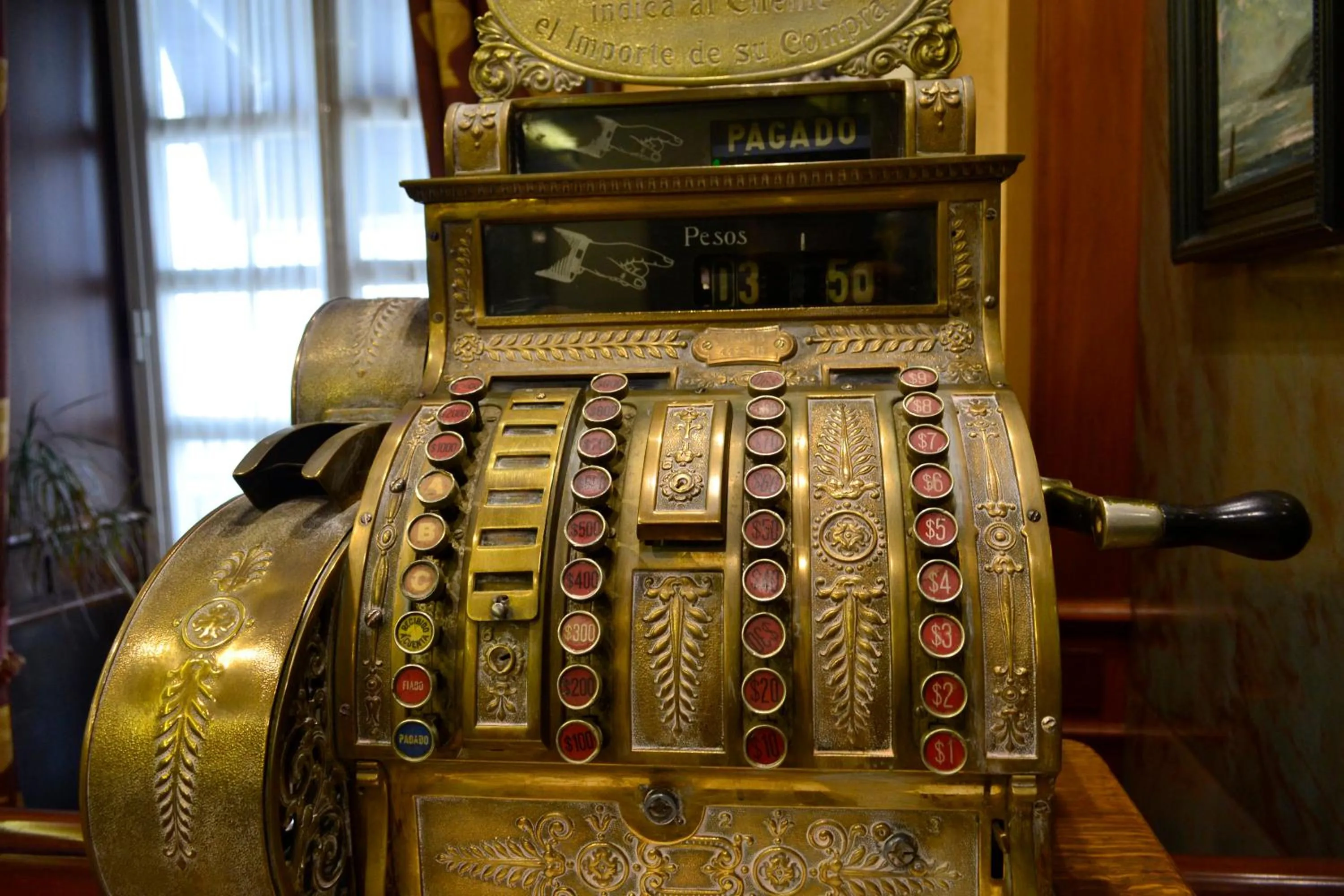 Decorative detail in Hotel Alda El Suizo