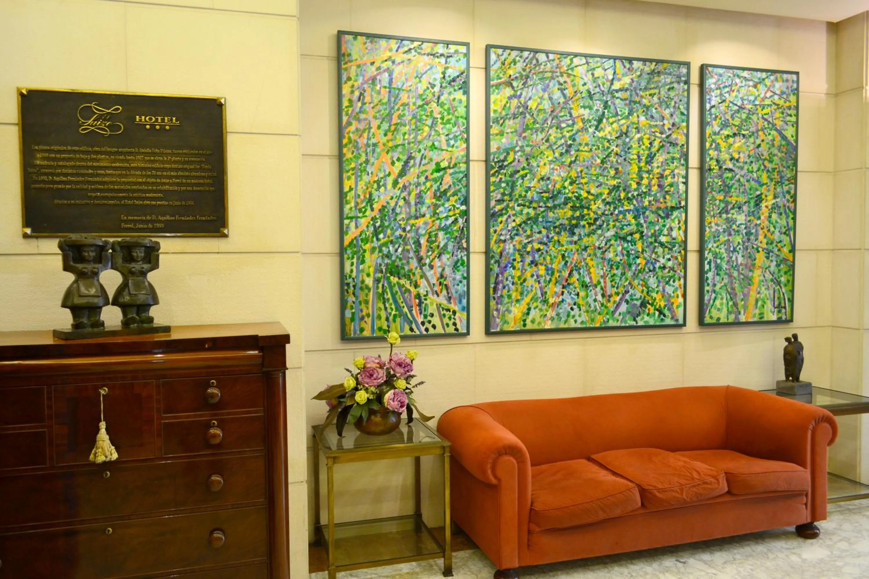 Lobby or reception in Hotel Alda El Suizo