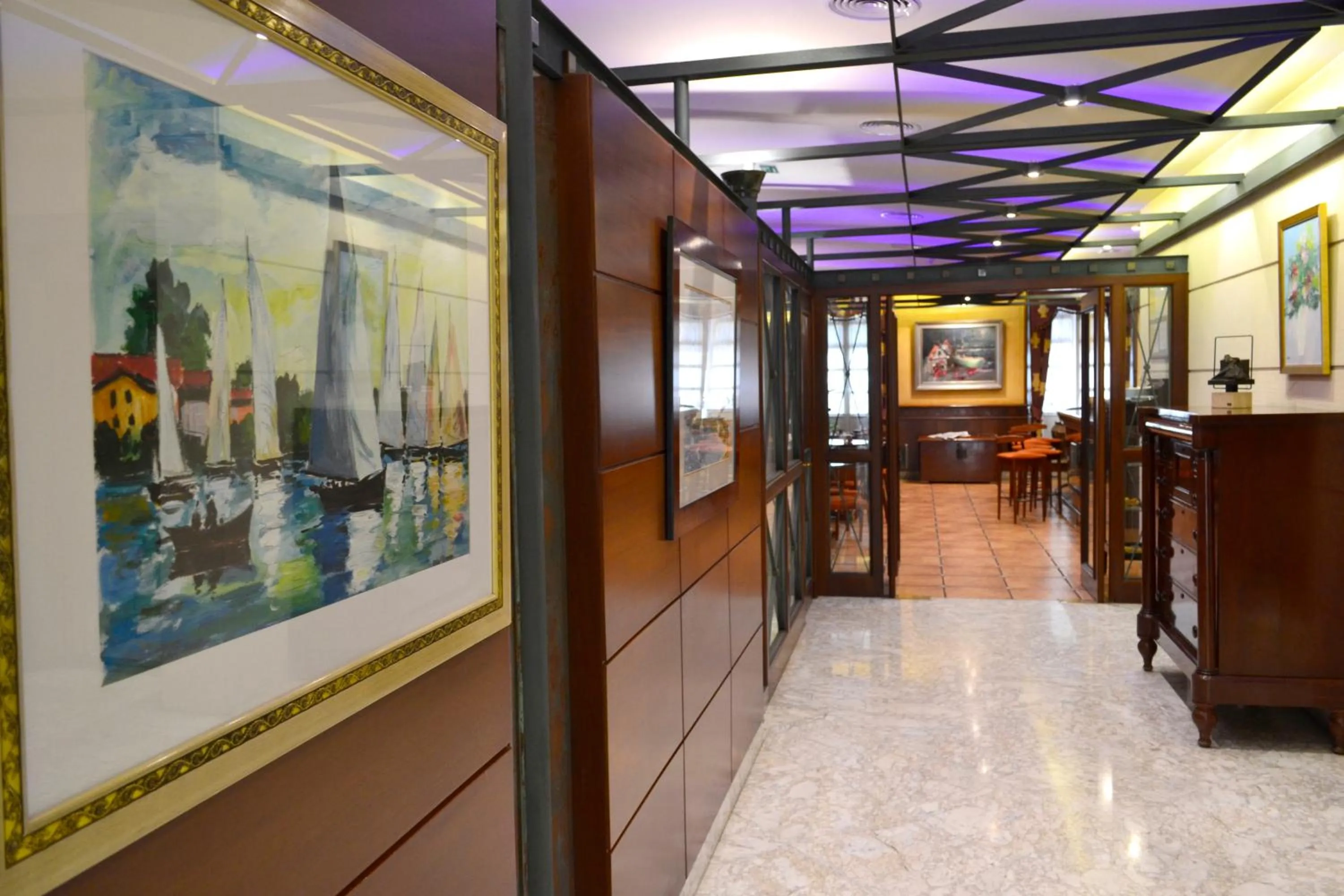 Decorative detail in Hotel Alda El Suizo