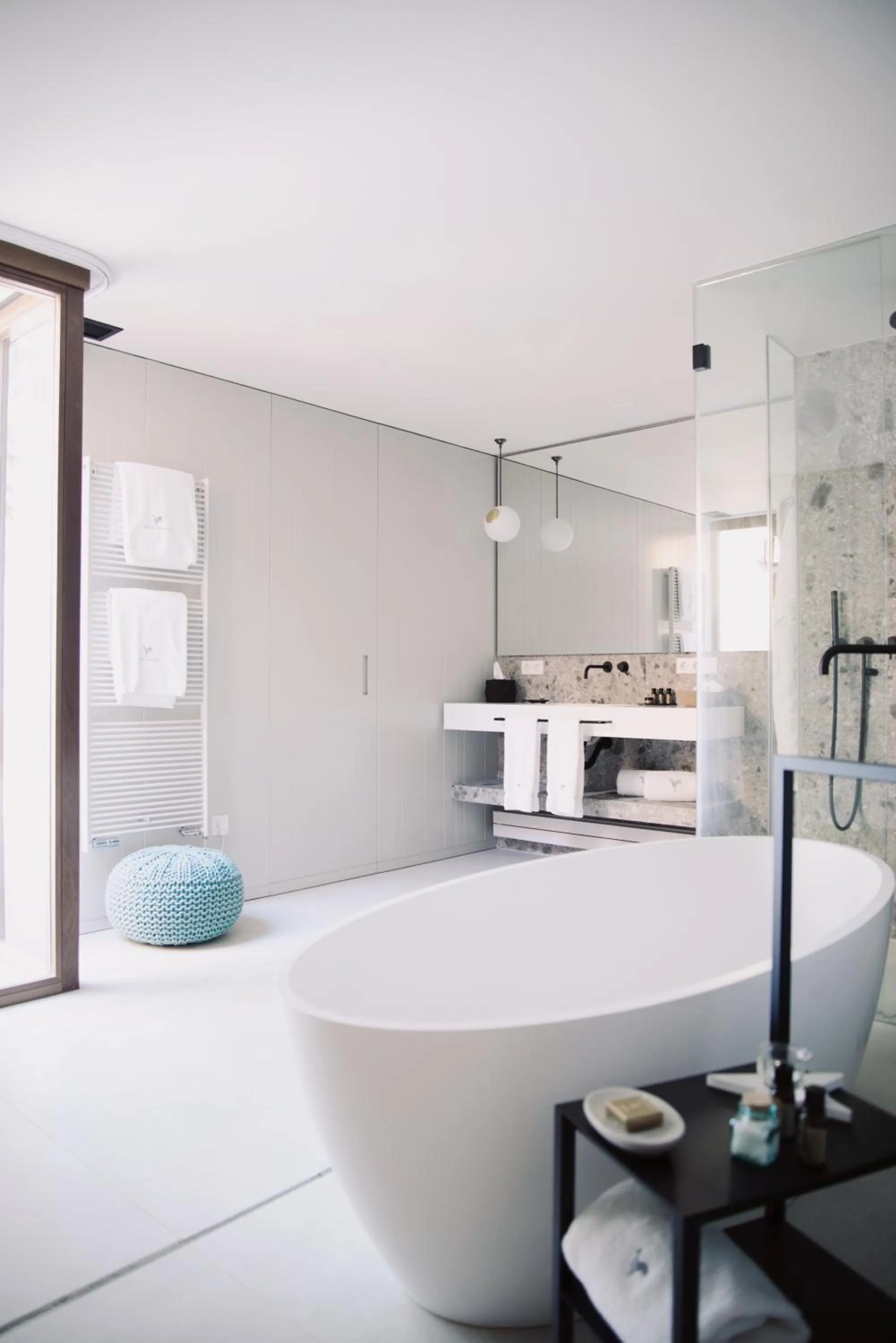 Shower in Mas Falgarona Hotel Boutique & SPA