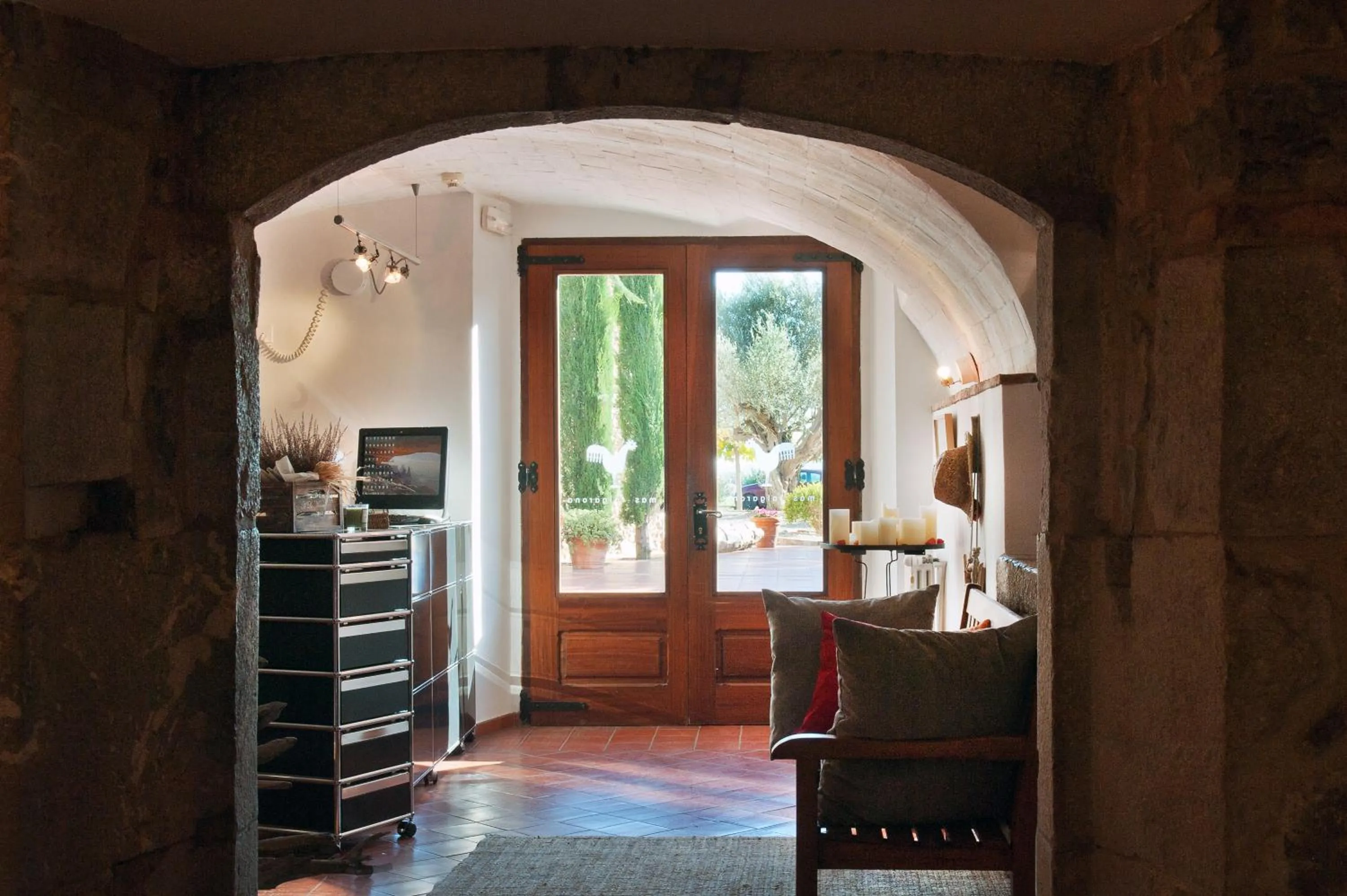 Lobby or reception in Mas Falgarona Hotel Boutique & SPA