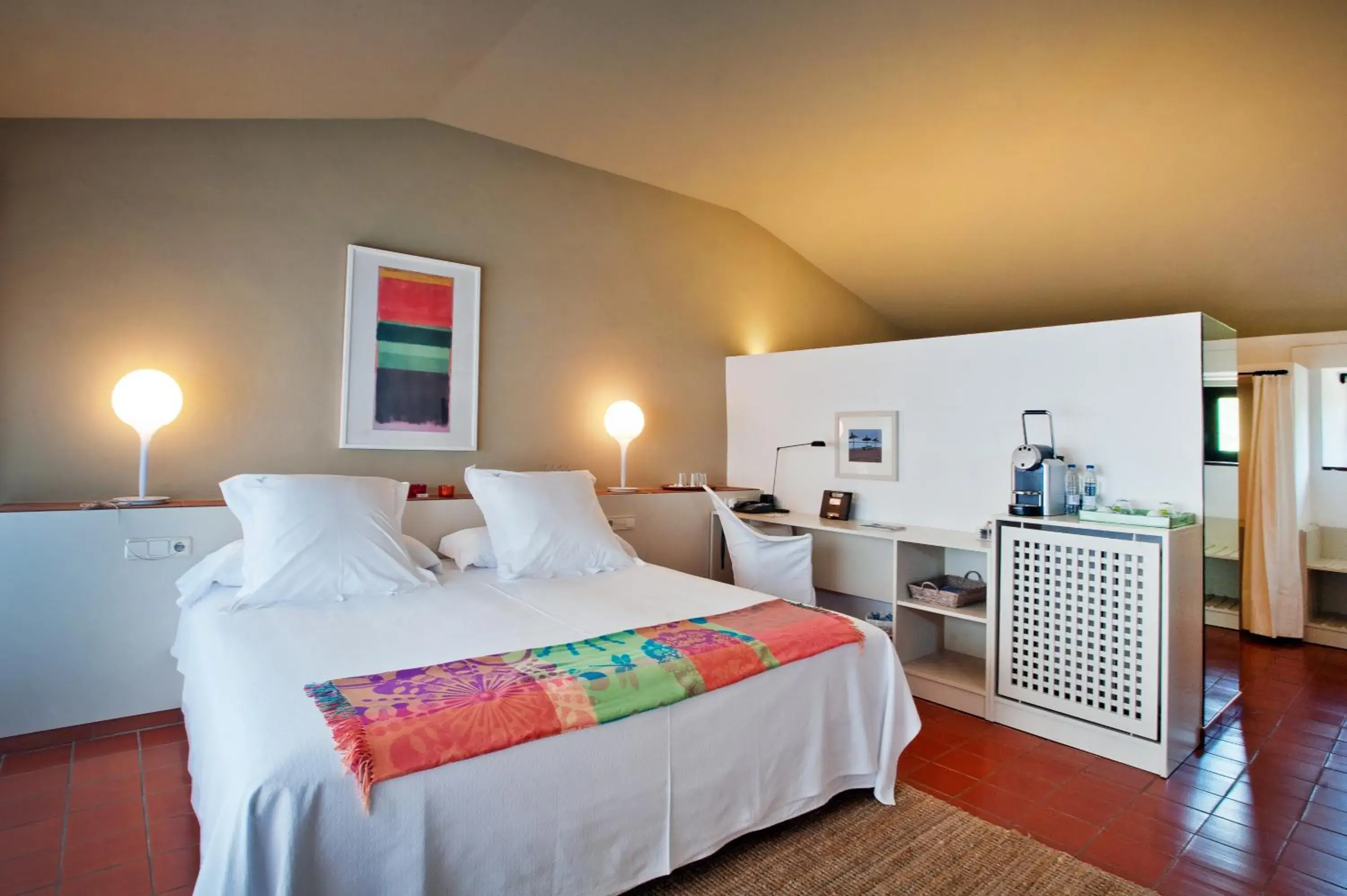 Junior Suite With Free Access to the Spa in Mas Falgarona Hotel Boutique & SPA Junior Suite With Free Access to the Spa in Mas Falgarona Hotel Boutique & SPA