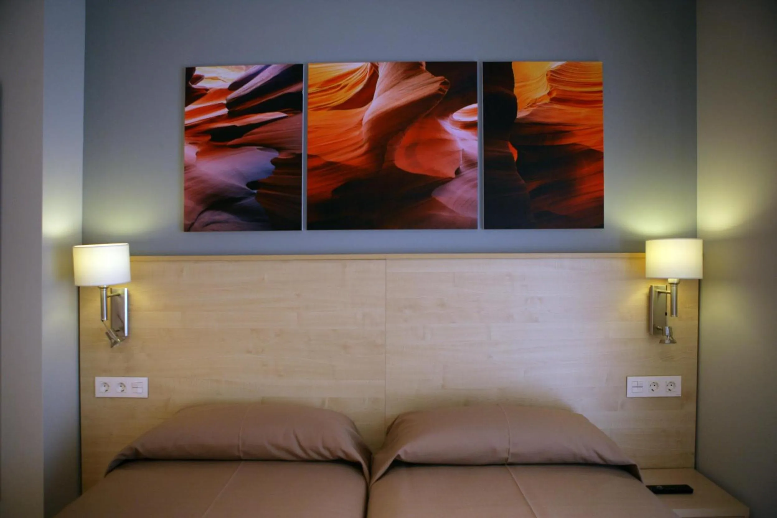 Bed in Hotel Acapulco