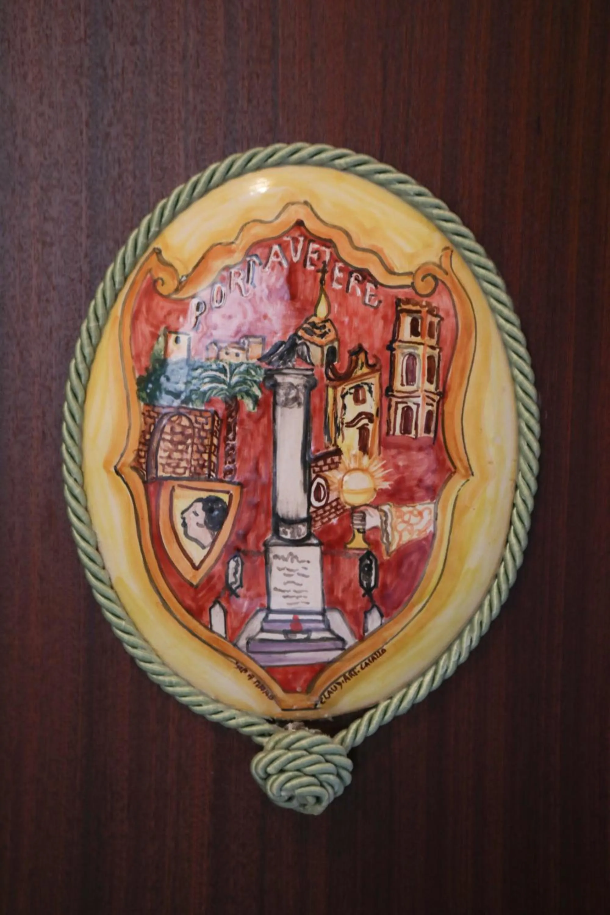 Decorative detail in Alle Antiche Mura