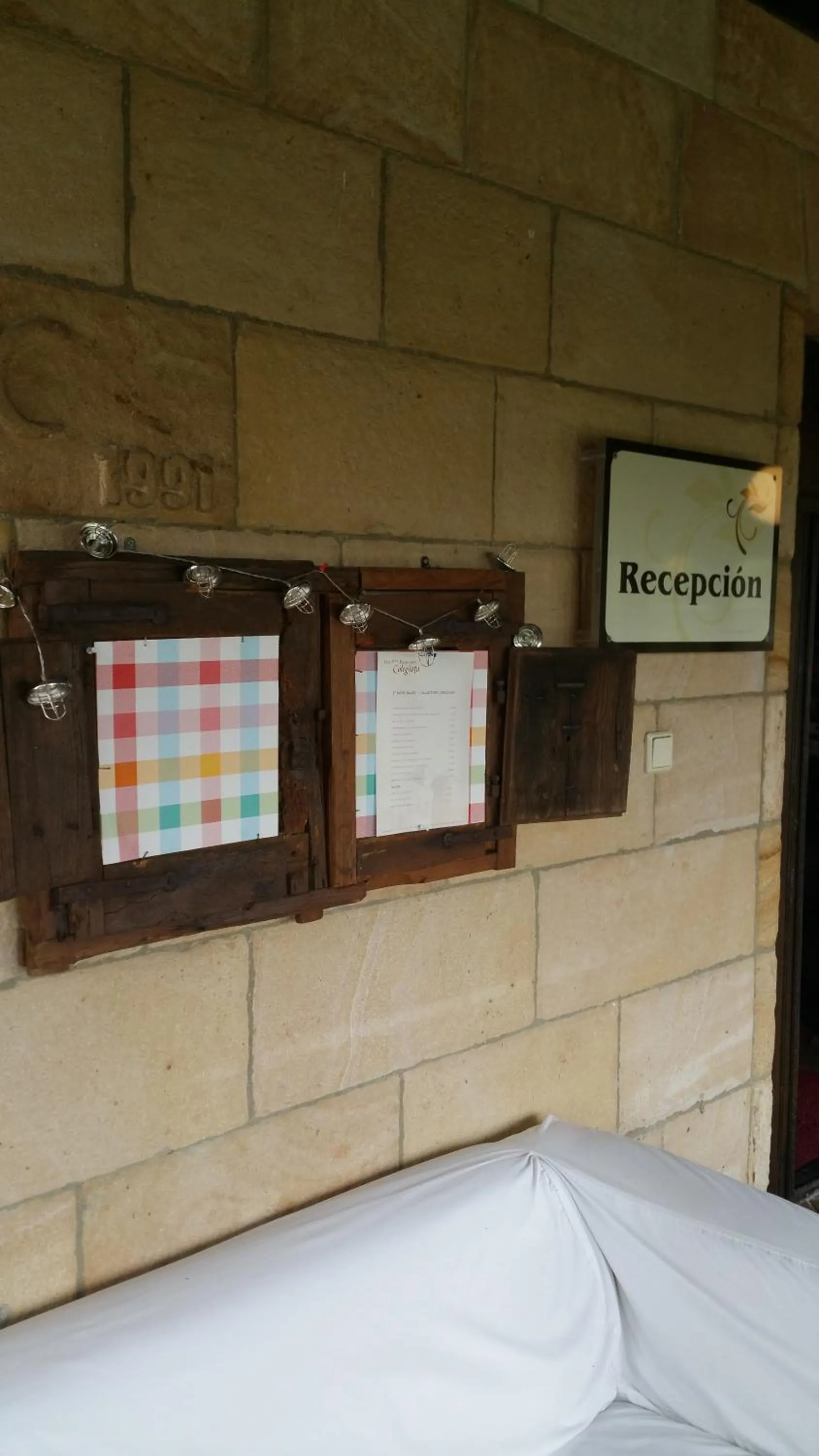Decorative detail, Bed in Hotel Colegiata