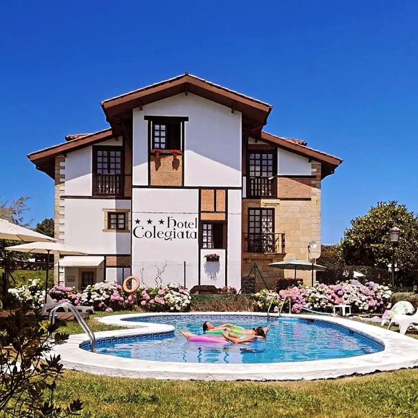 Garden view in Hotel Colegiata