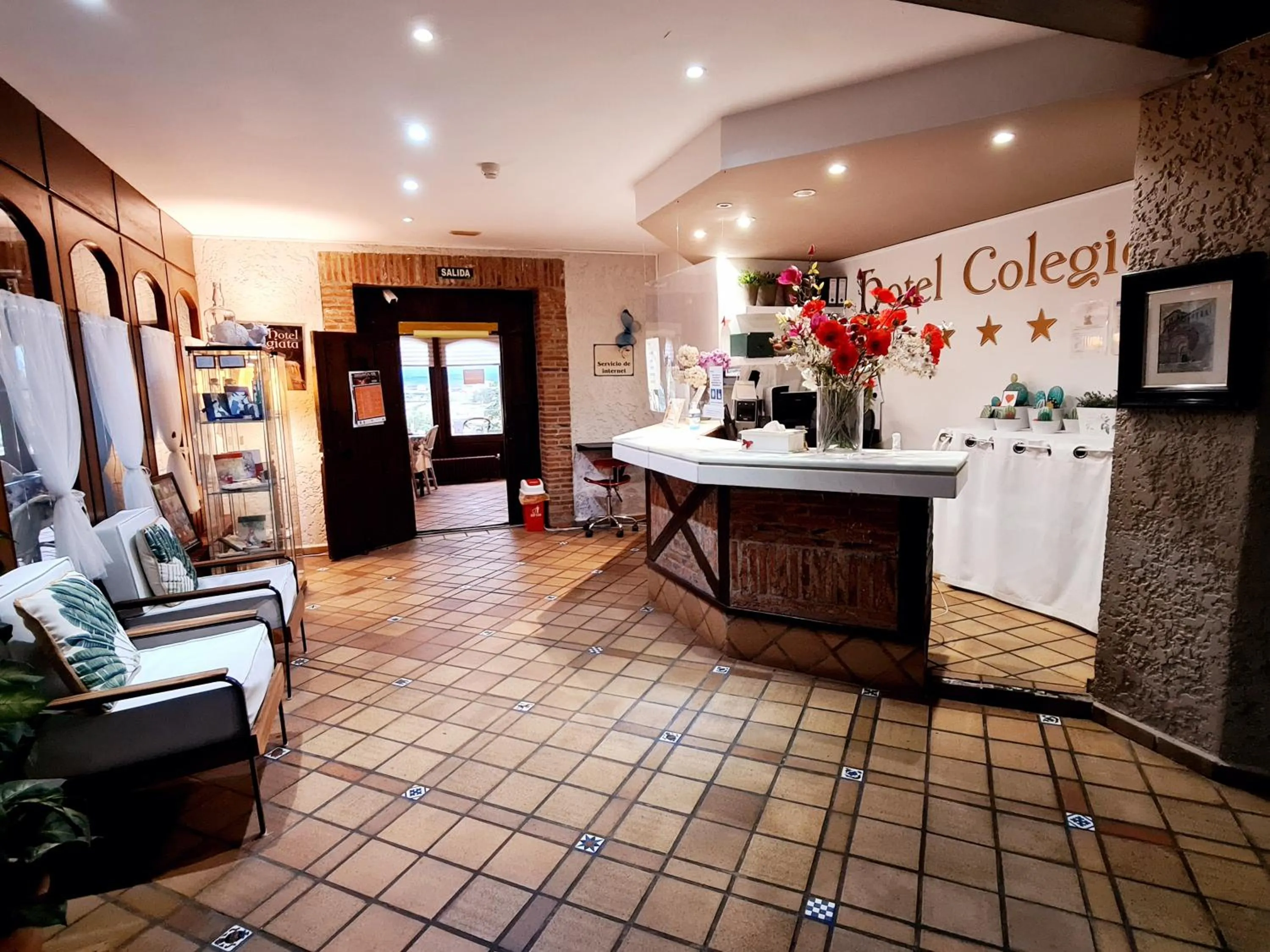 Lobby or reception in Hotel Colegiata