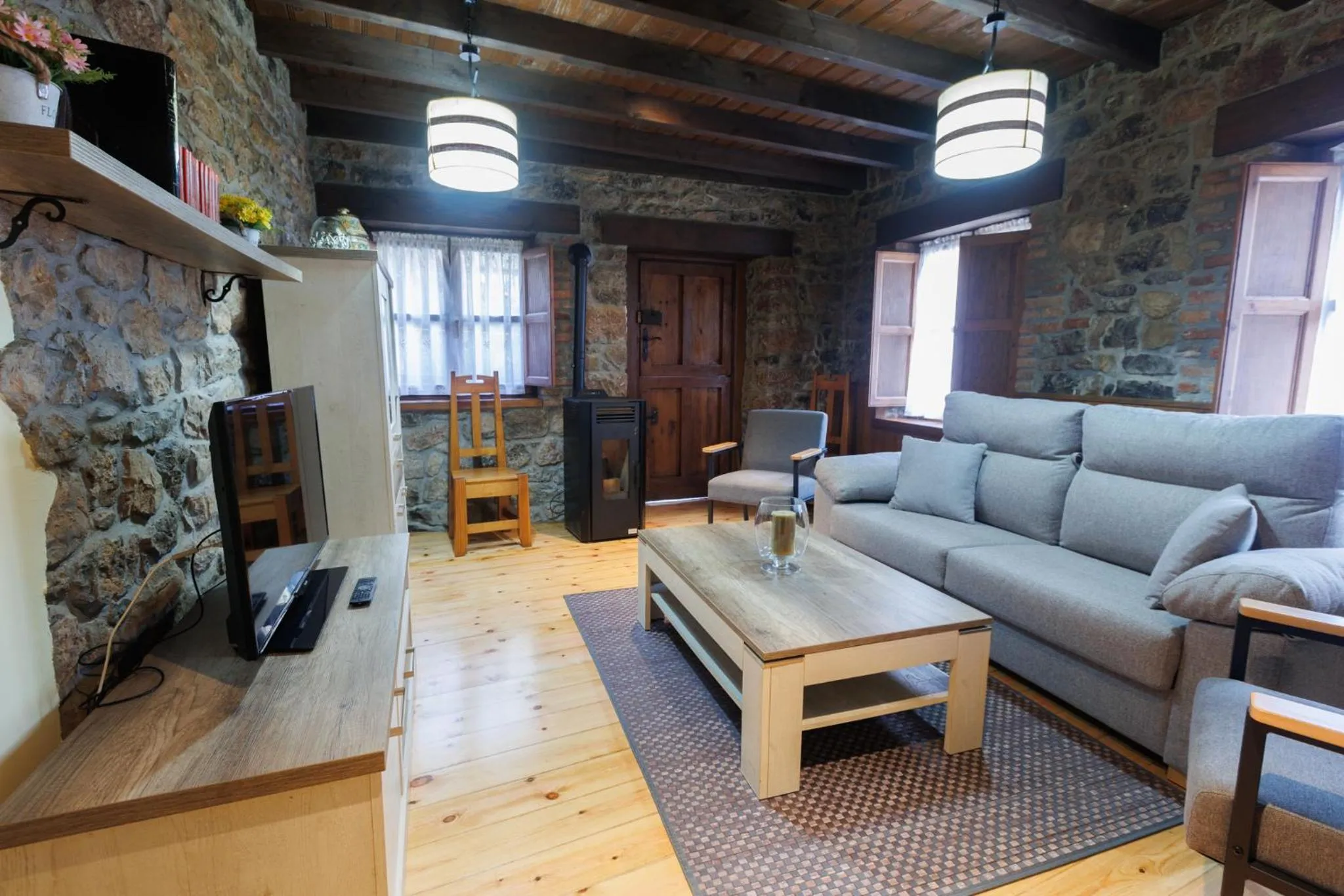 Living room in Hotel Rural El Molino