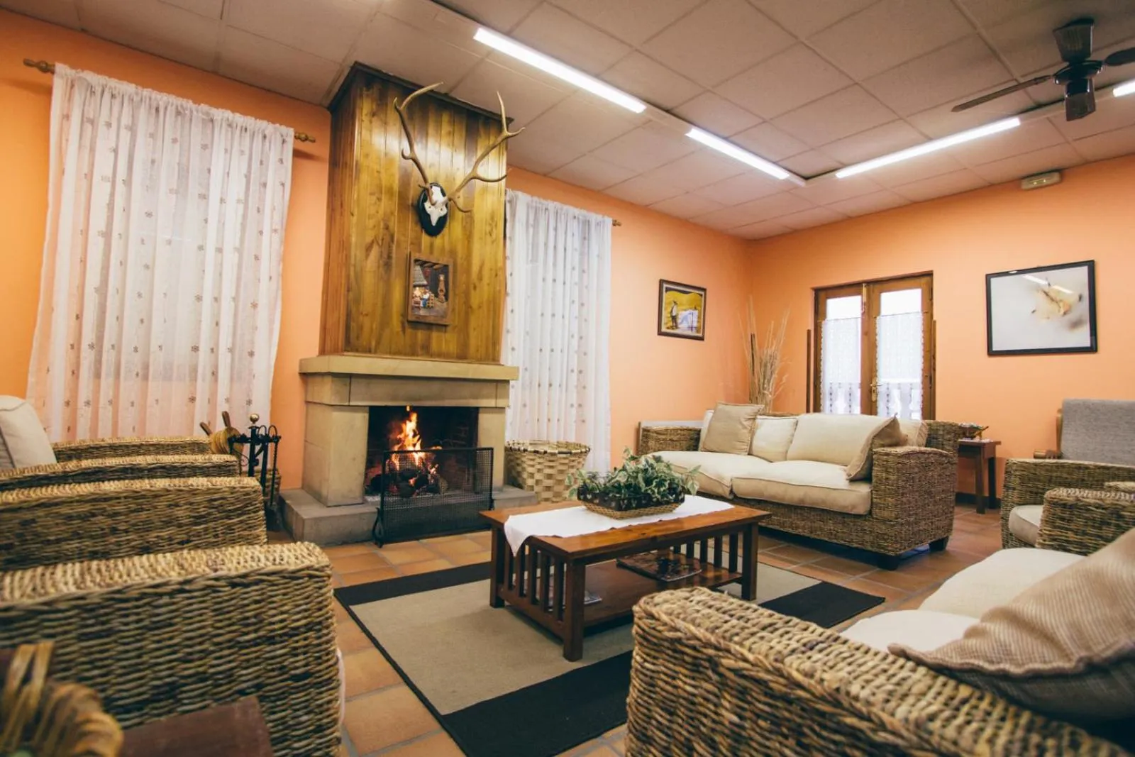 Living room in Hotel Rural El Molino