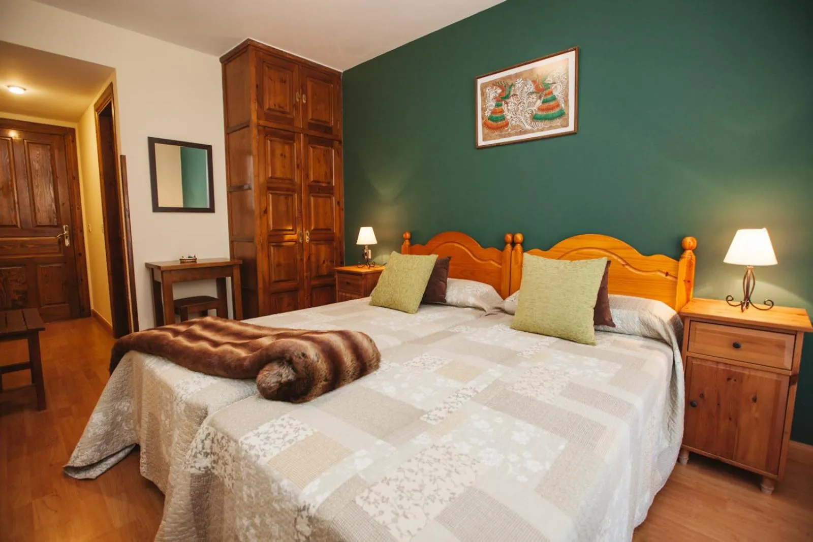 Photo of the whole room, Bed in Hotel Rural El Molino