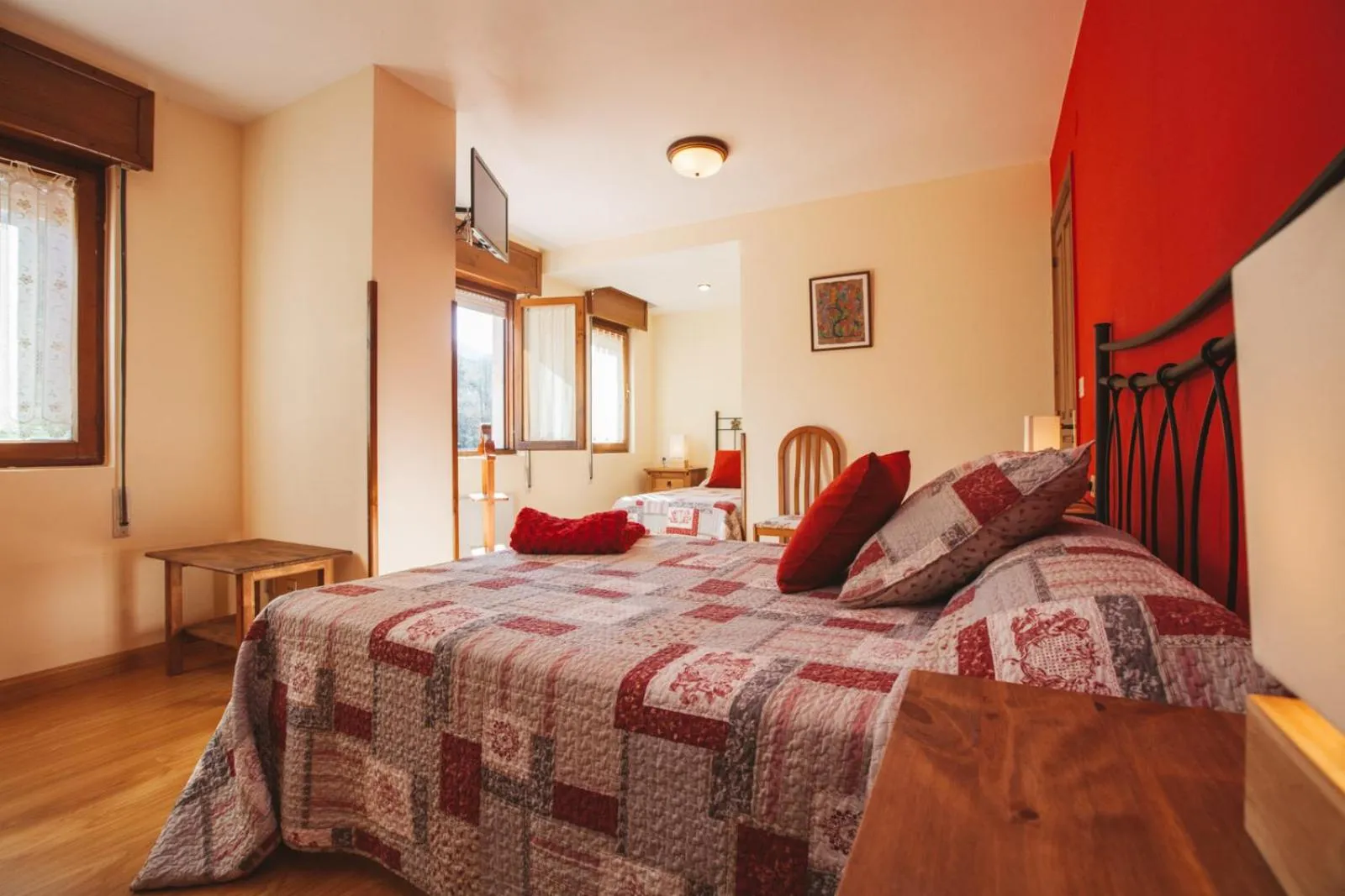 Photo of the whole room, Bed in Hotel Rural El Molino