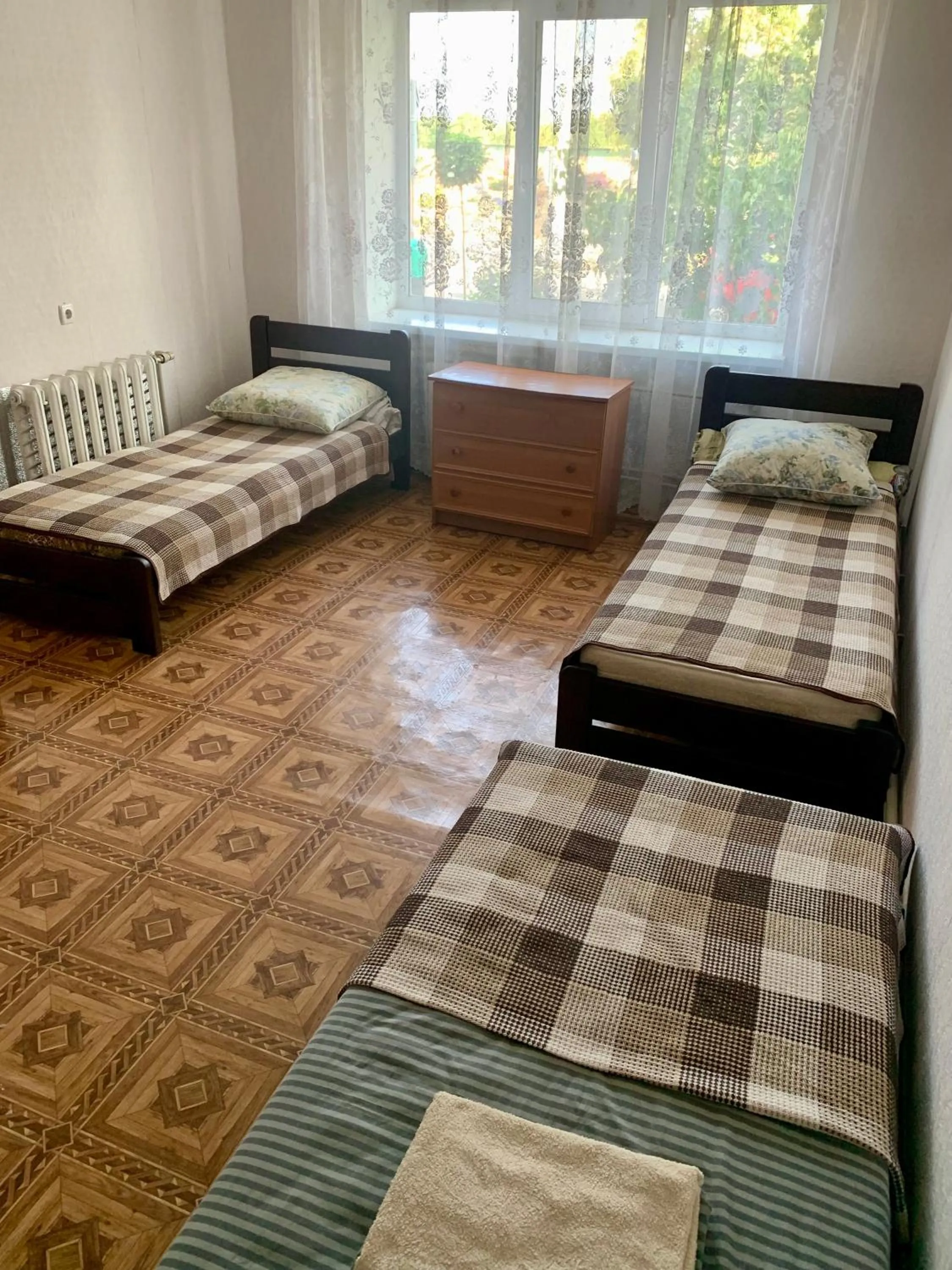 Bed in Inn Khlibodarskiy