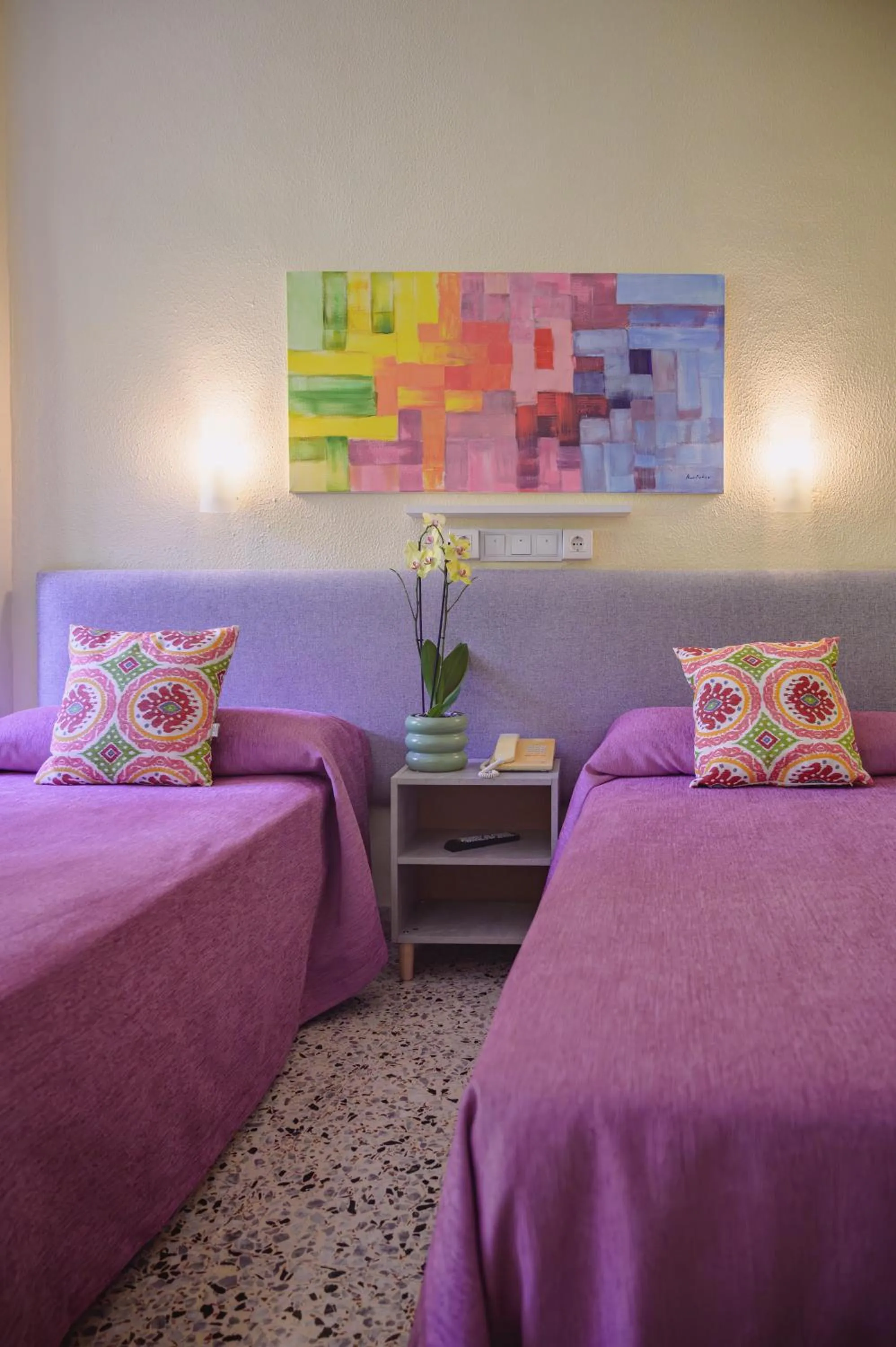 Bed in Hotel Paraíso