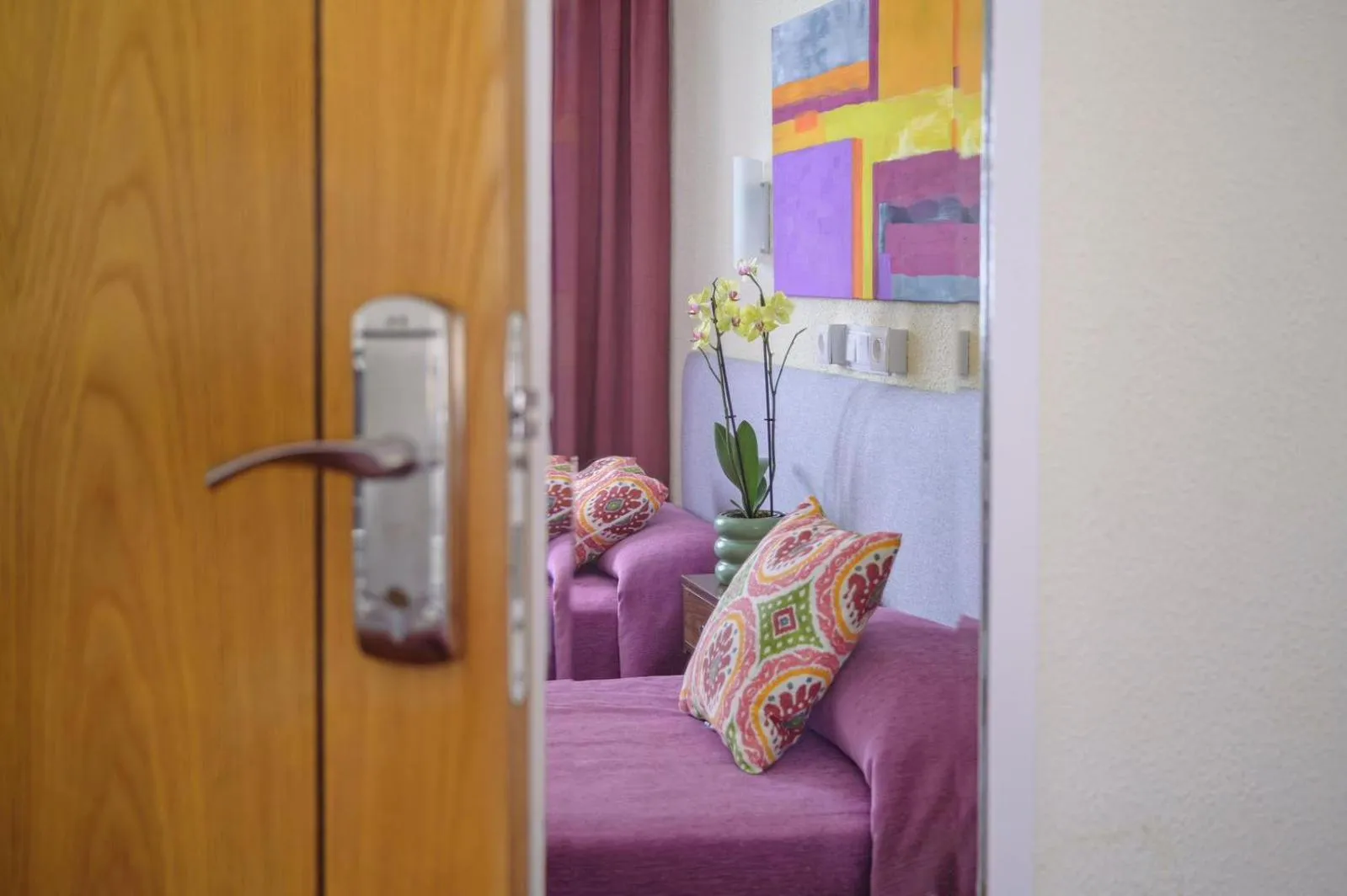 Bed in Hotel Paraíso