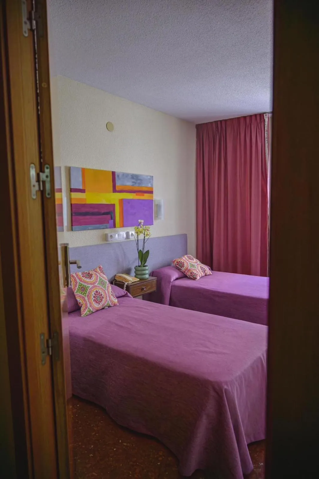 Bed in Hotel Paraíso