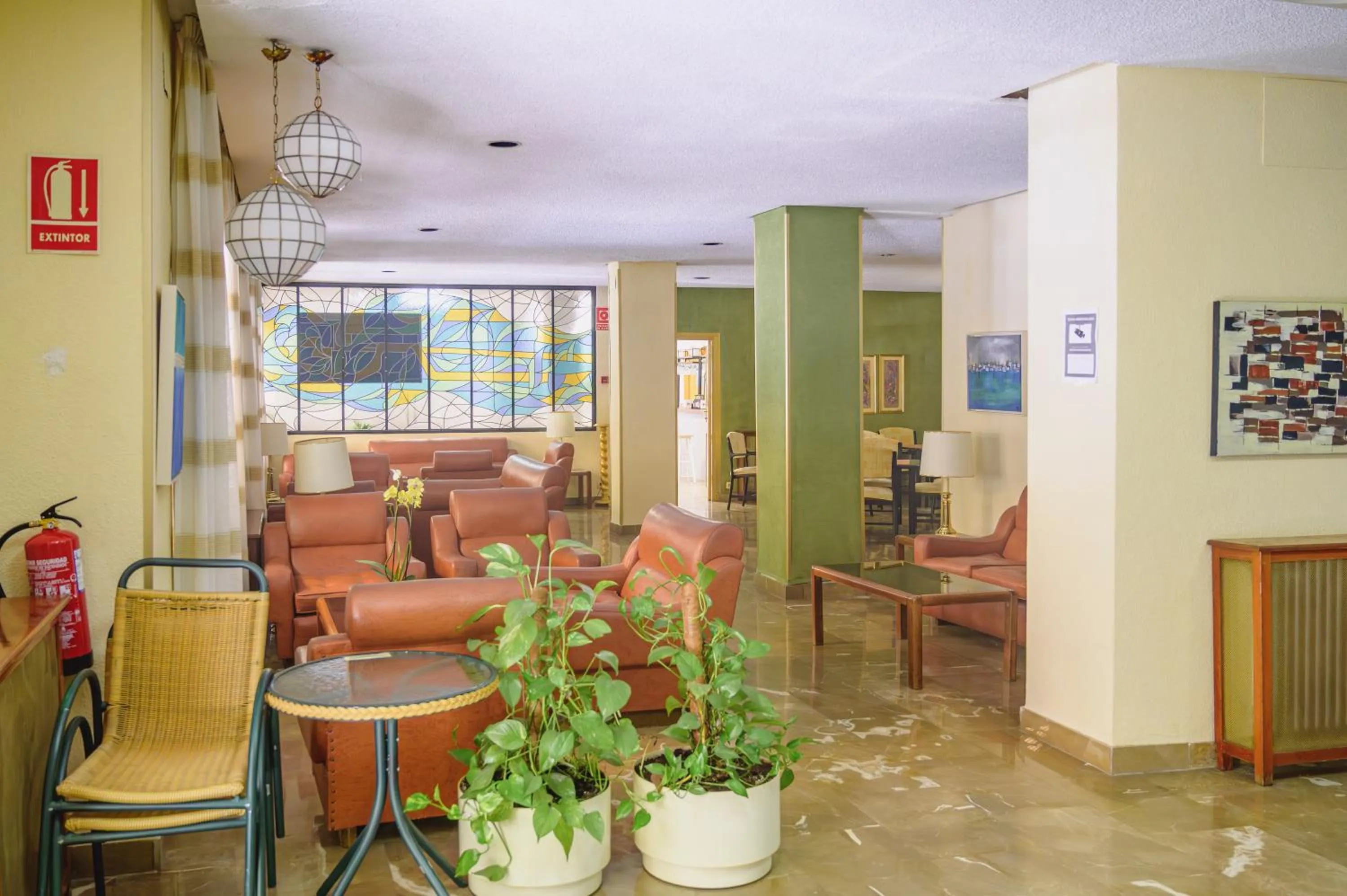 Seating area in Hotel Paraíso